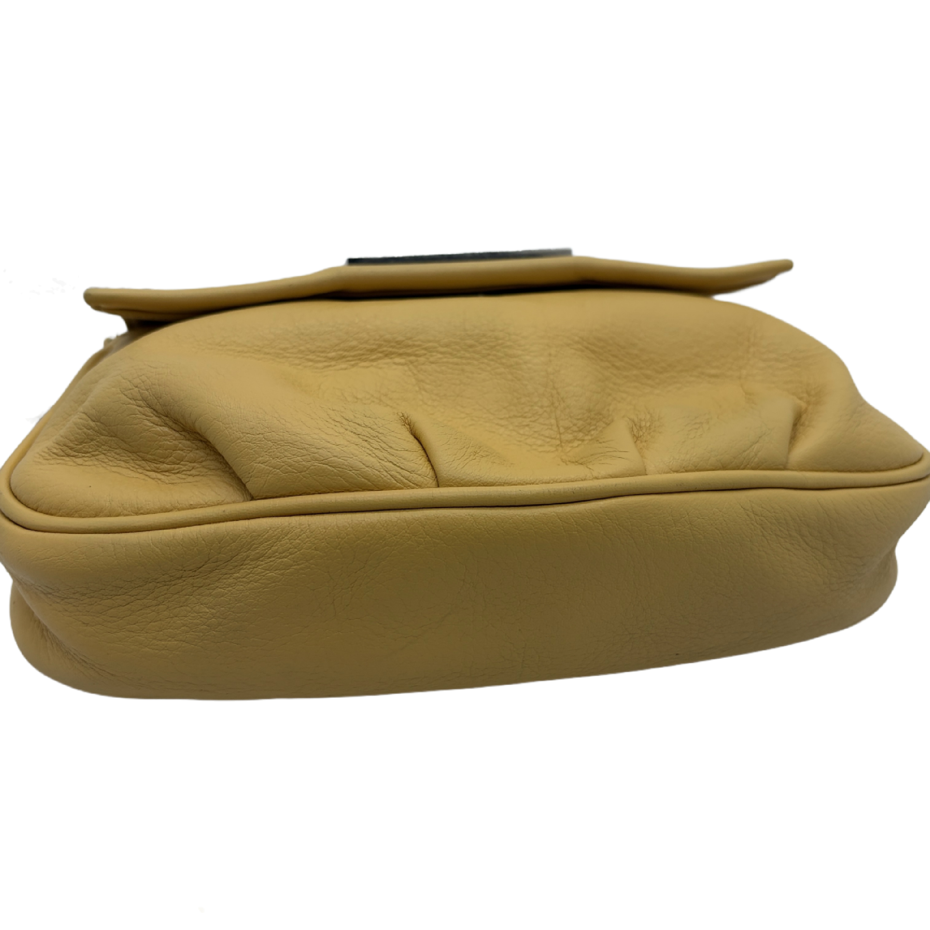 FF Logo Leather Flap Shoulder Bag — view 6