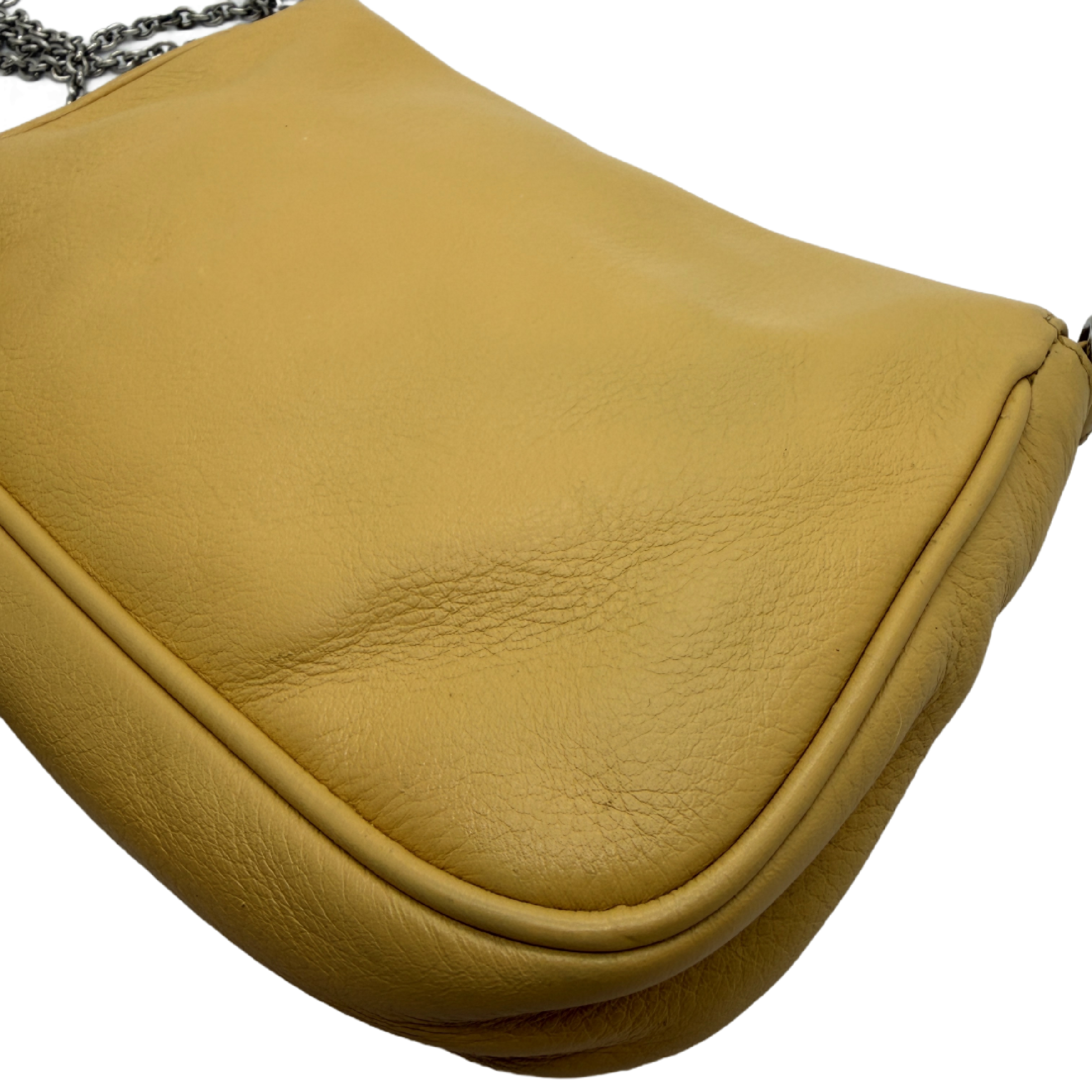 FF Logo Leather Flap Shoulder Bag — view 9