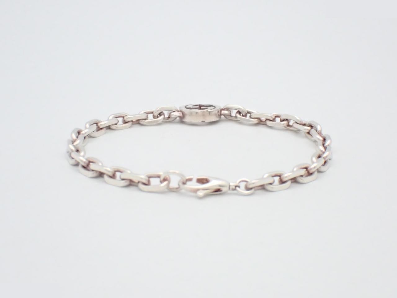 Bracelet, interlocking design, sterling silver (925), 12.4g — view 2