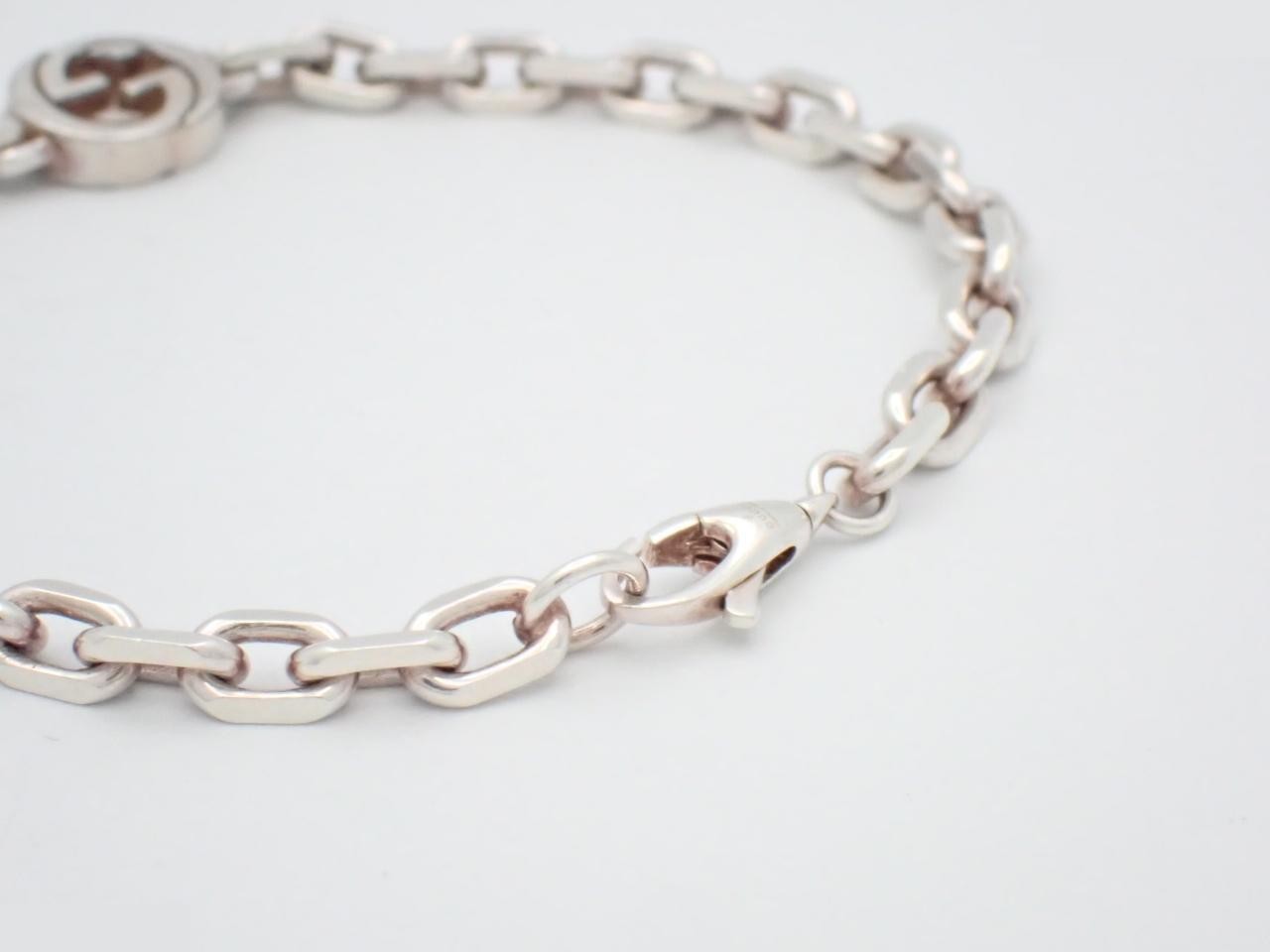 Bracelet, interlocking design, sterling silver (925), 12.4g — view 3