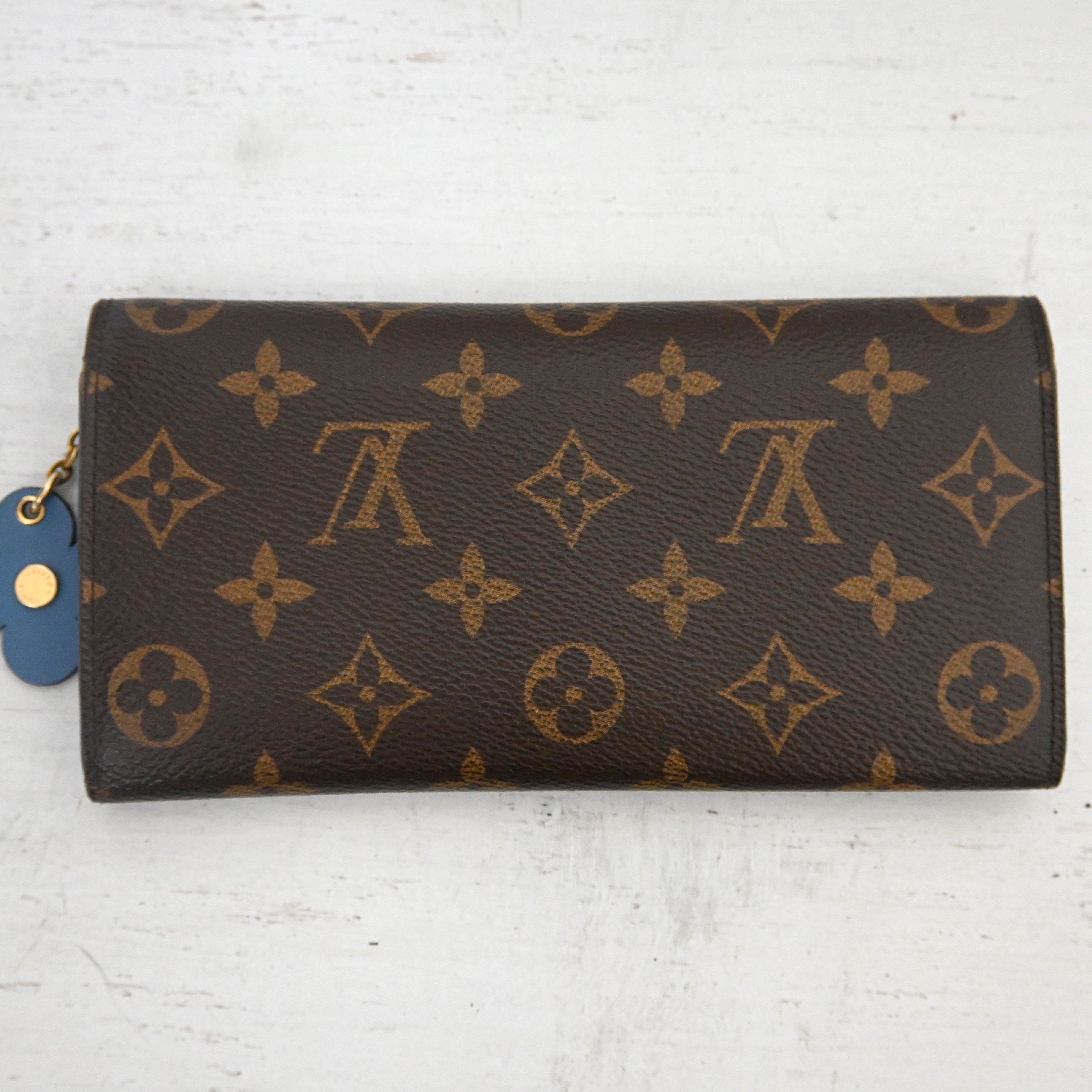 Monogram Portefeuille Emilie Flower Charm Long Wallet M63895 SN0199 Wallet — view 3