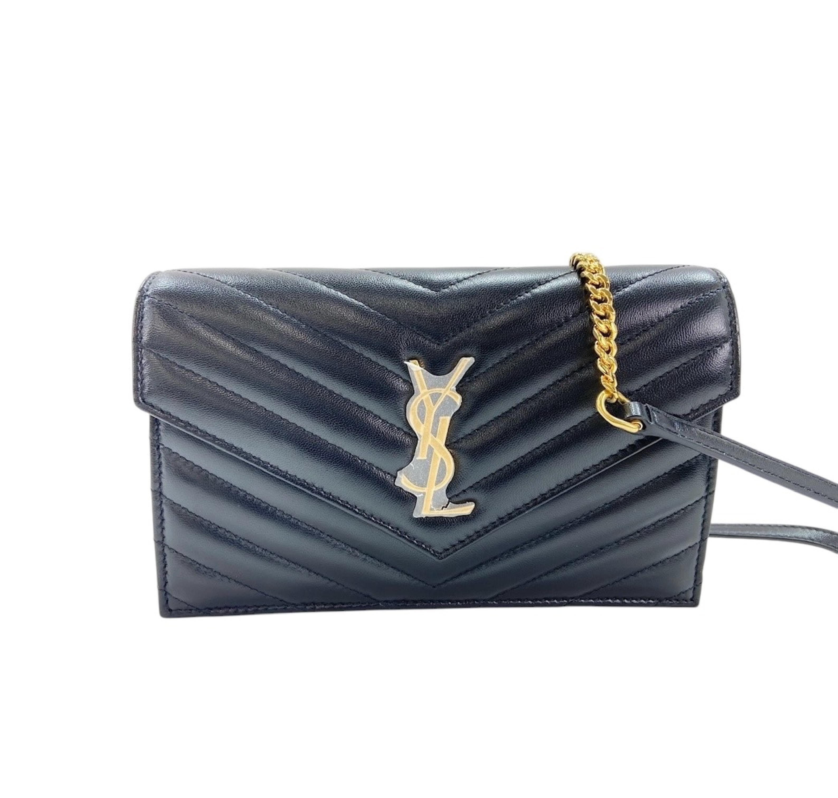 Cassandra Matelassé Envelope Chain Wallet Shoulder Bag