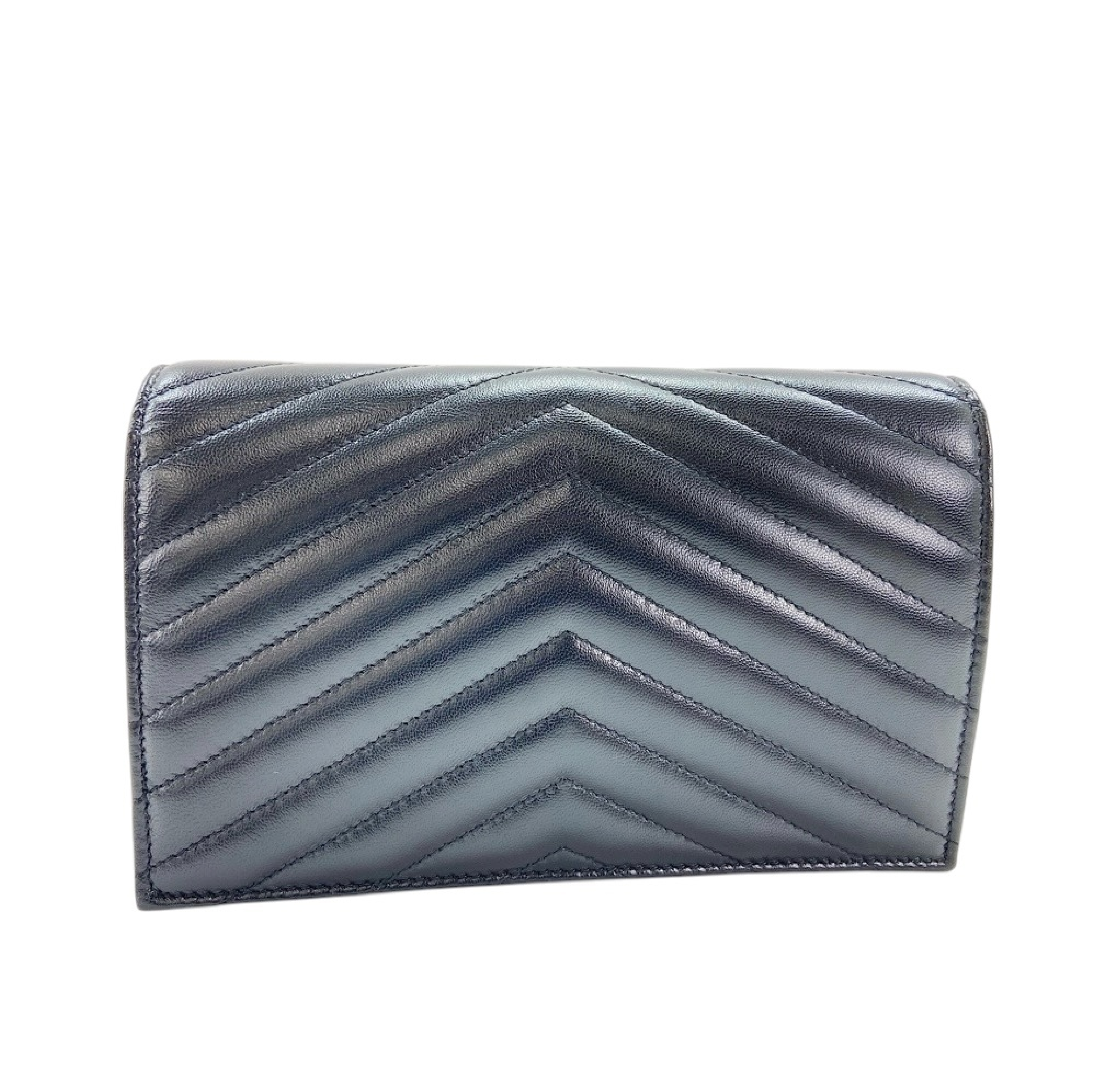 Cassandra Matelassé Envelope Chain Wallet Shoulder Bag — view 2
