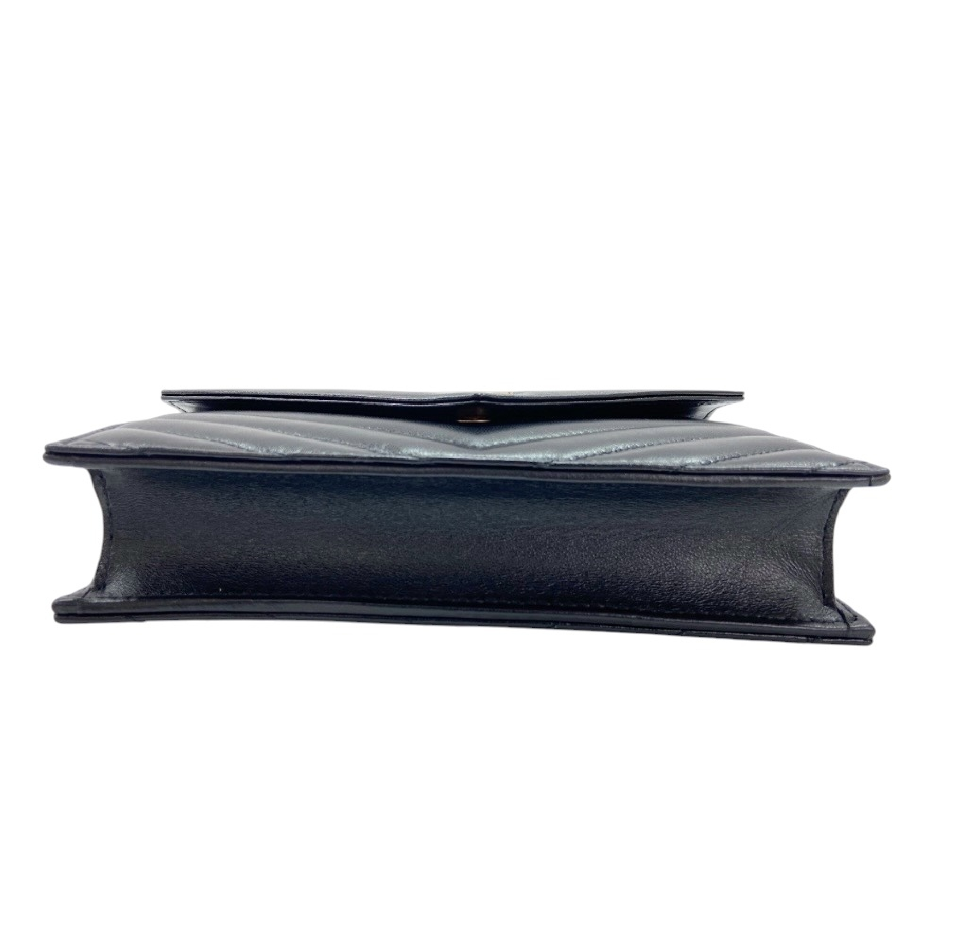 Cassandra Matelassé Envelope Chain Wallet Shoulder Bag — view 5