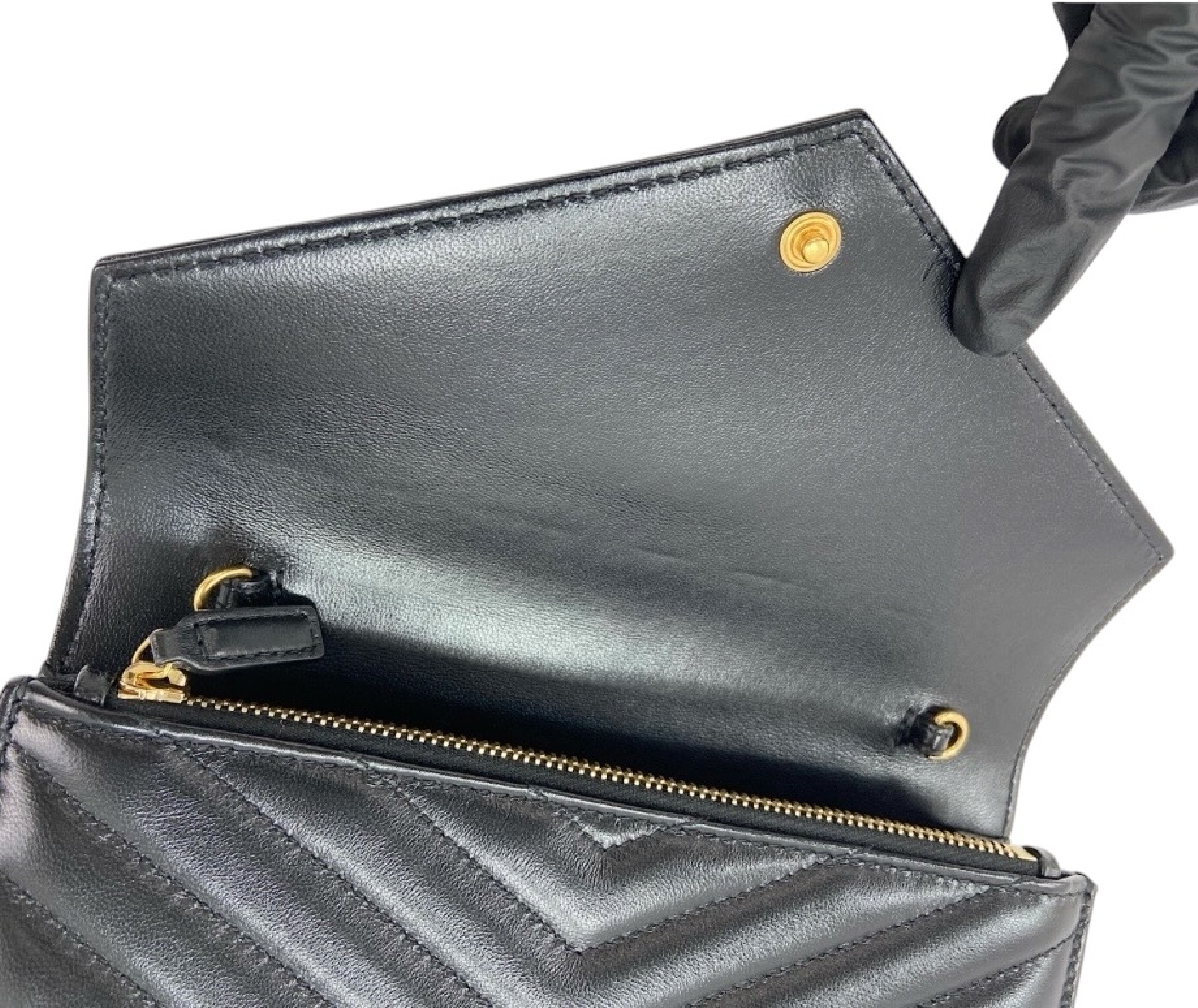 Cassandra Matelassé Envelope Chain Wallet Shoulder Bag — view 8