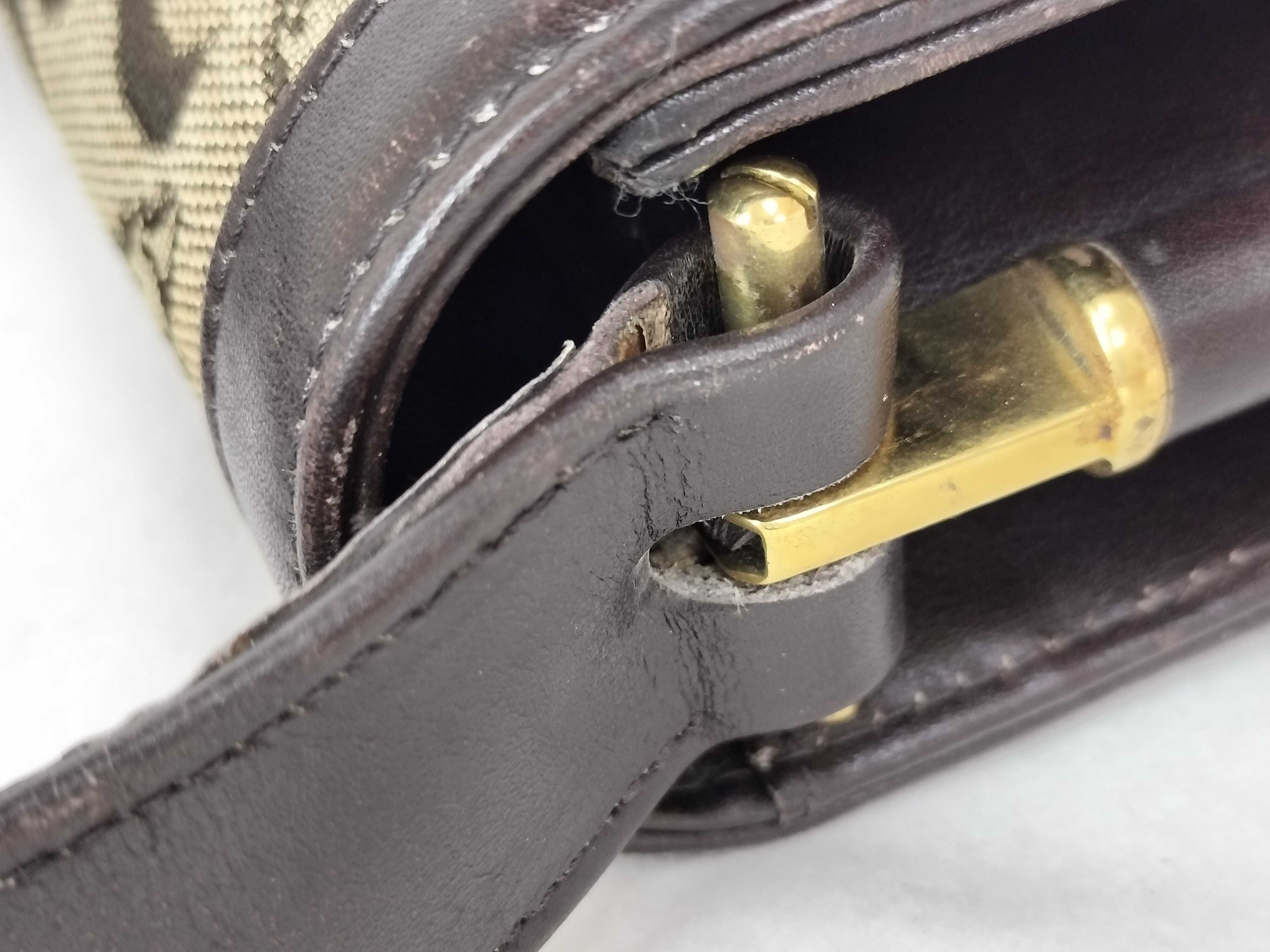 C Macadam Bag Shoulder Bag with Carriage Hardware — view 5