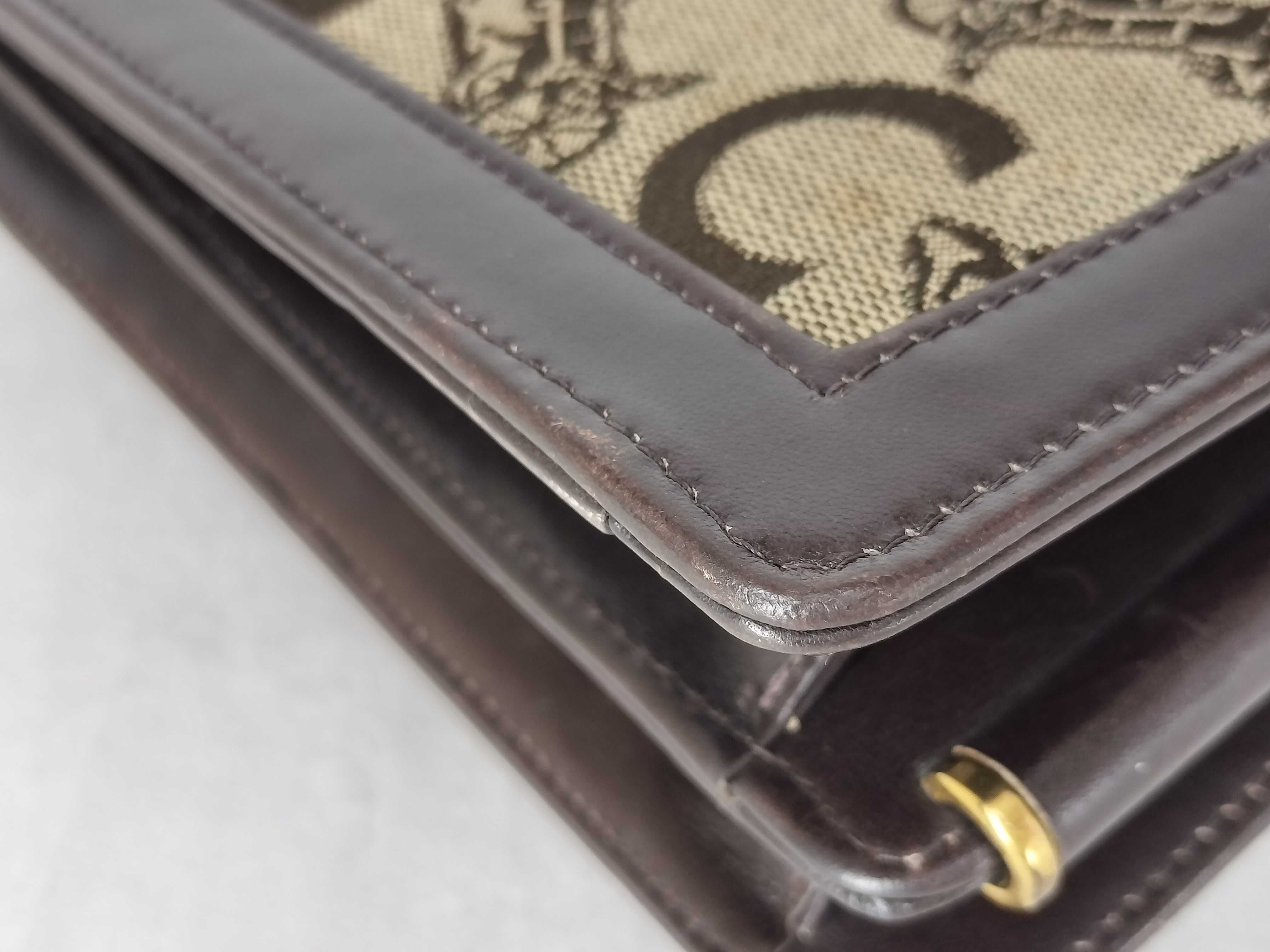 C Macadam Bag Shoulder Bag with Carriage Hardware — view 6