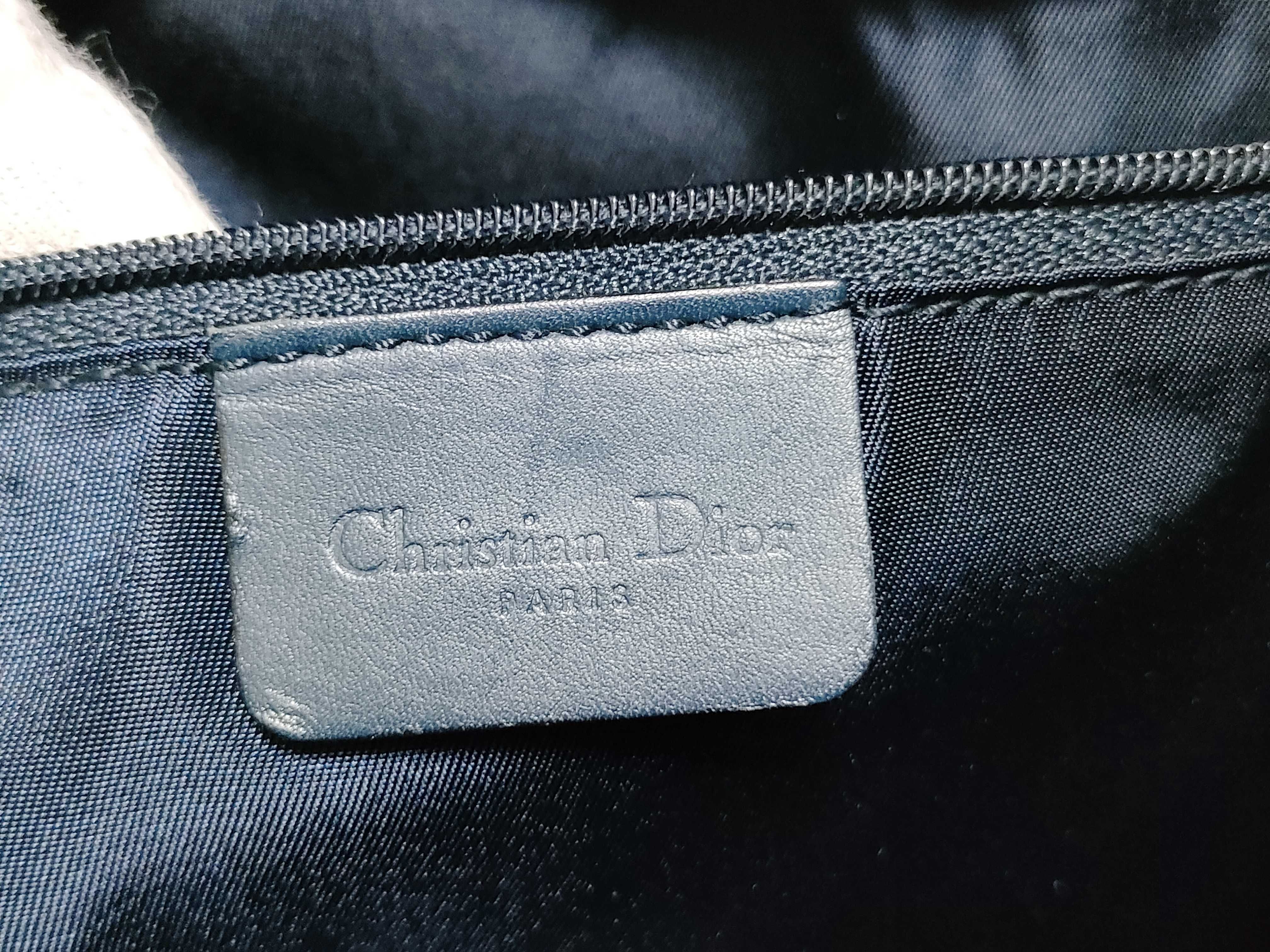 Trotter Christian Dior Trotter Canvas Boston Bag Handbag — view 12