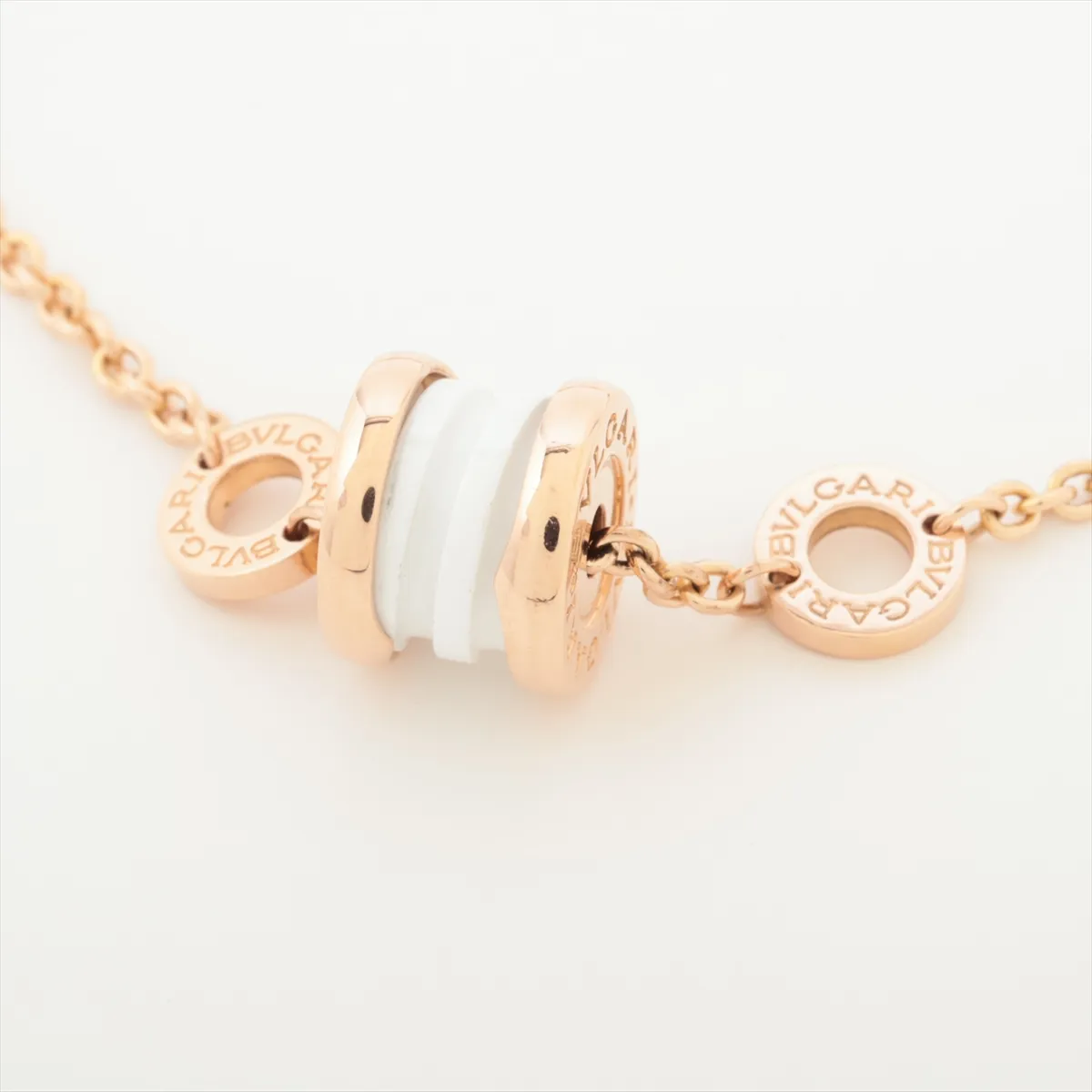 B.zero1 Bracelet, 750 (PG) x Ceramic, 6.7g, SM, M2R31Z, minor chips and — view 2