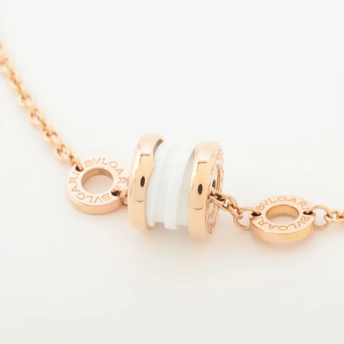 B.zero1 Bracelet, 750 (PG) x Ceramic, 6.7g, SM, M2R31Z, minor chips and — view 3
