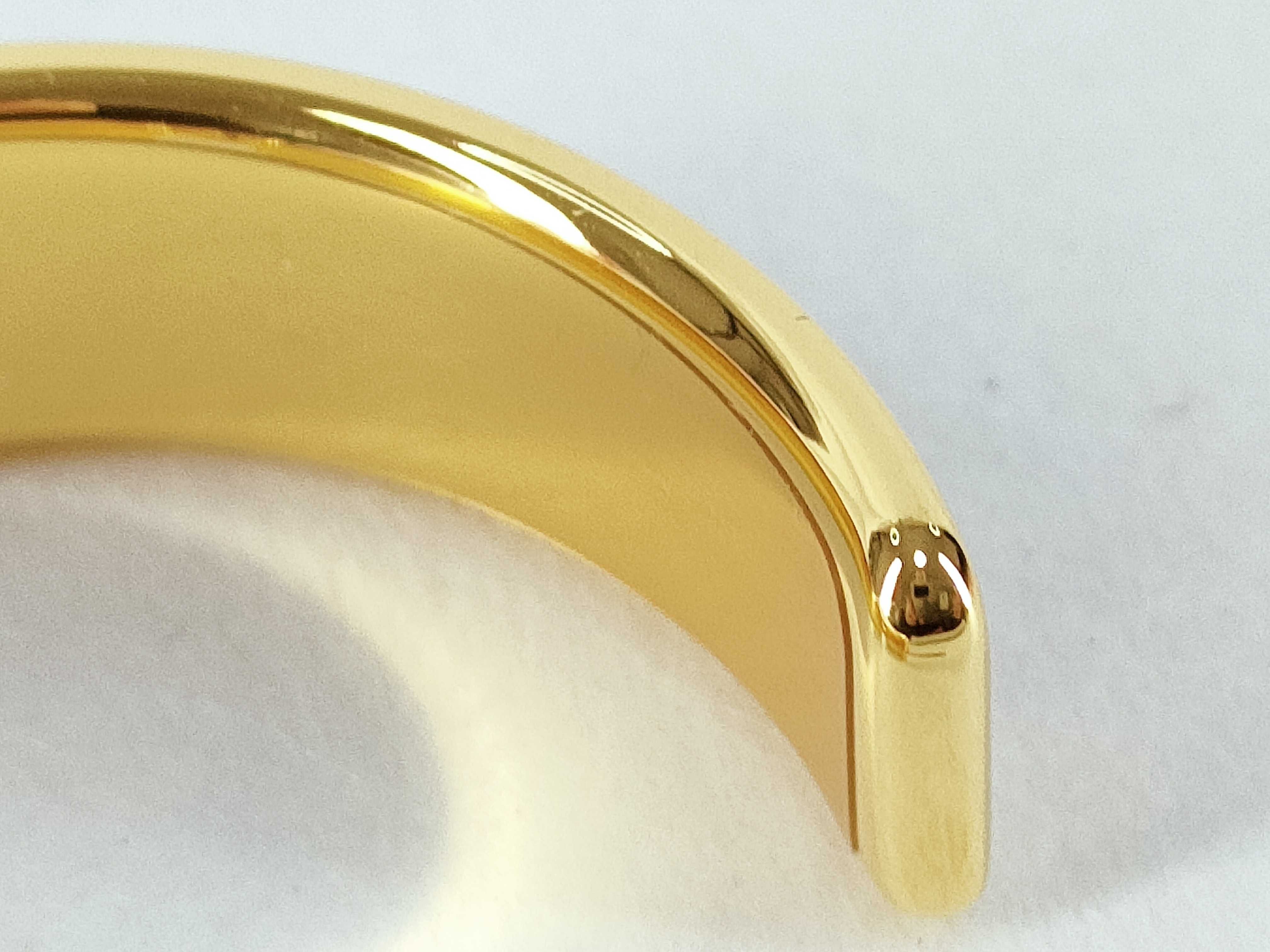 Olympe Hoop Earrings, GP x Leather, Yellow Gold x Gold Earrings — view 8
