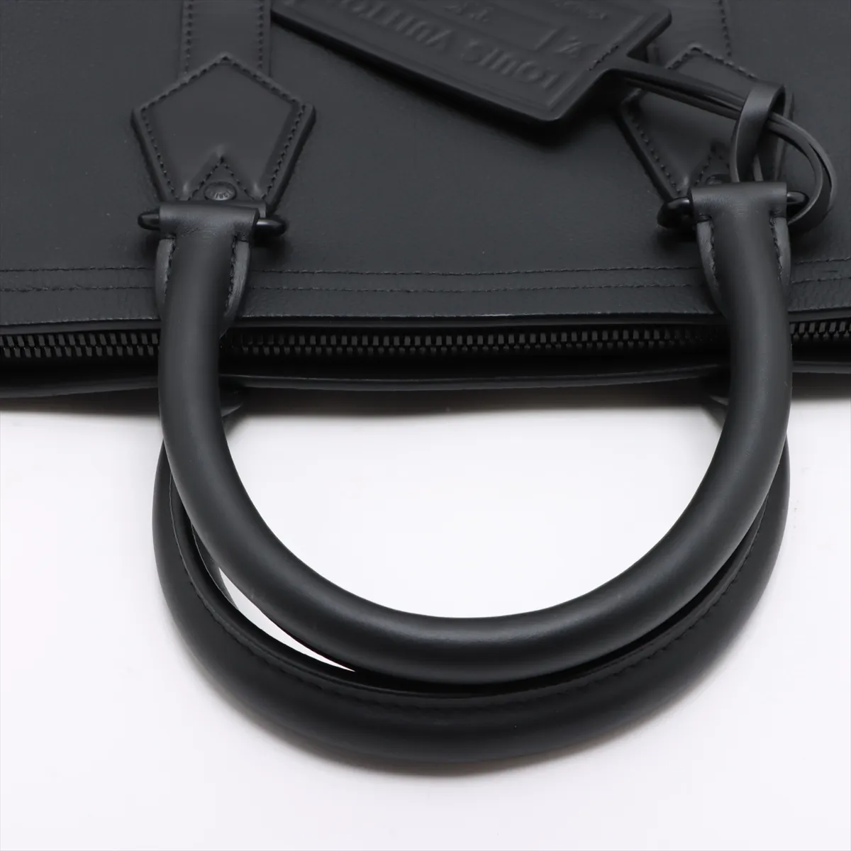 LV Aerogram Lockit M59158 Black with initials, RFID responsive. — view 5