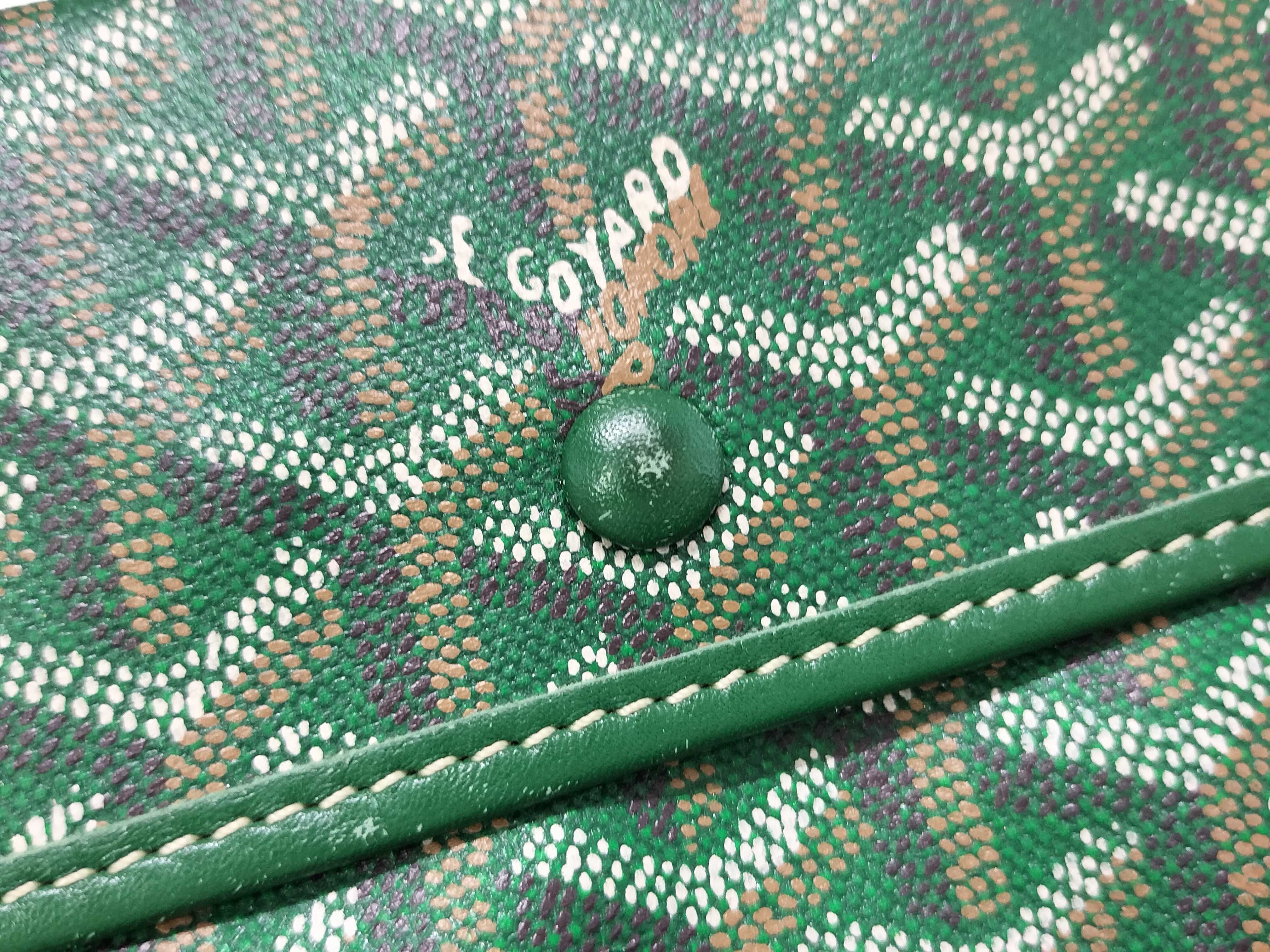 Saint Louis PM PVC x Leather Tote Bag, Green Tote Bag — view 12