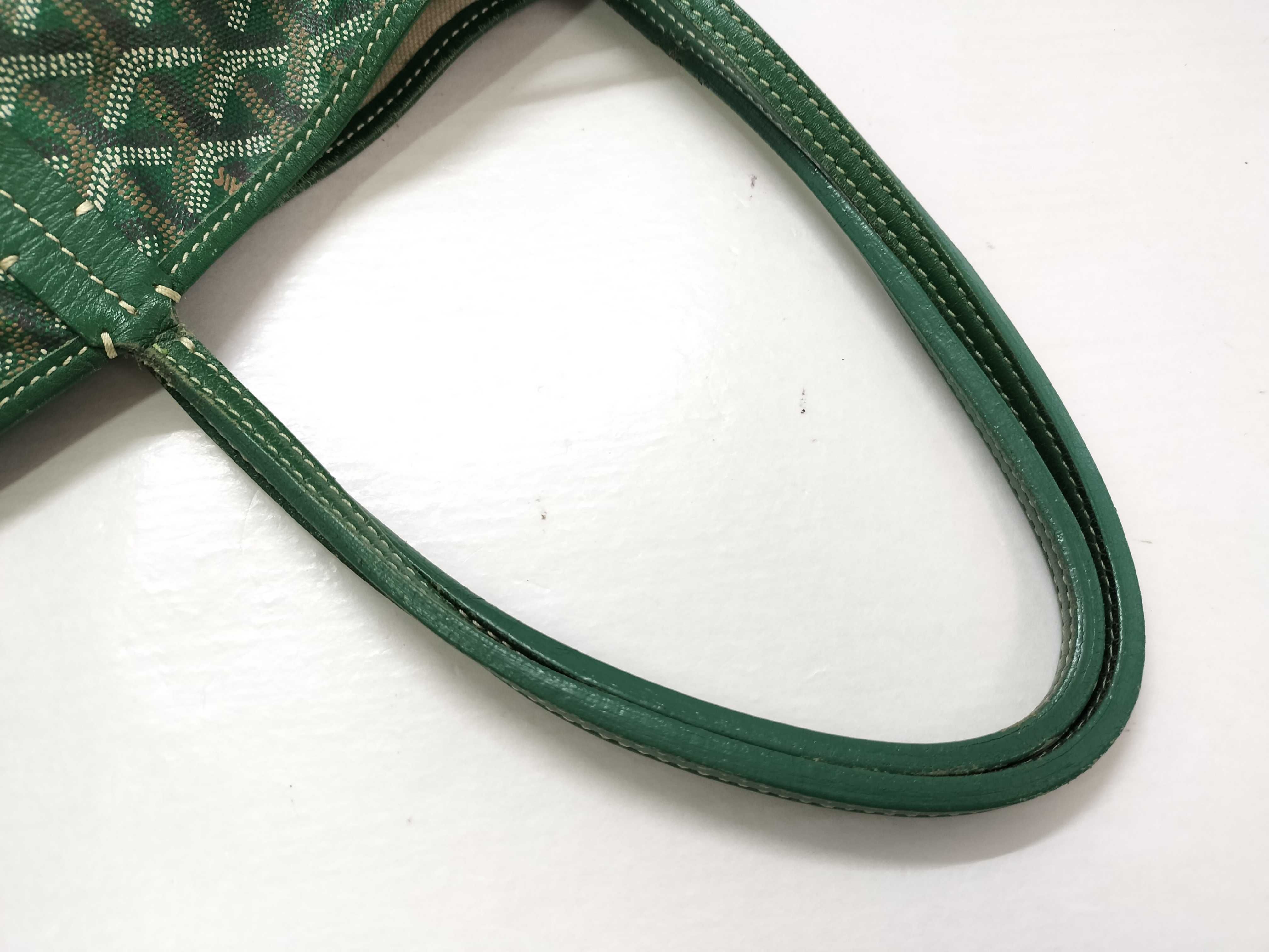 Saint Louis PM PVC x Leather Tote Bag, Green Tote Bag — view 3