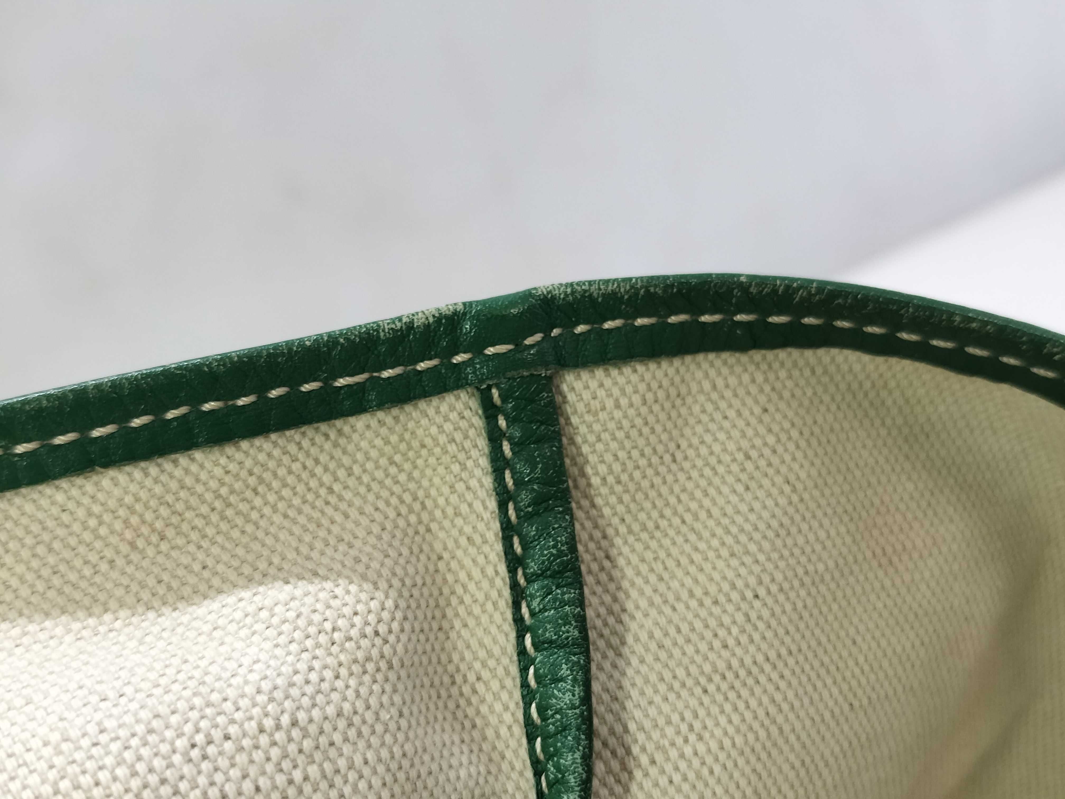 Saint Louis PM PVC x Leather Tote Bag, Green Tote Bag — view 8