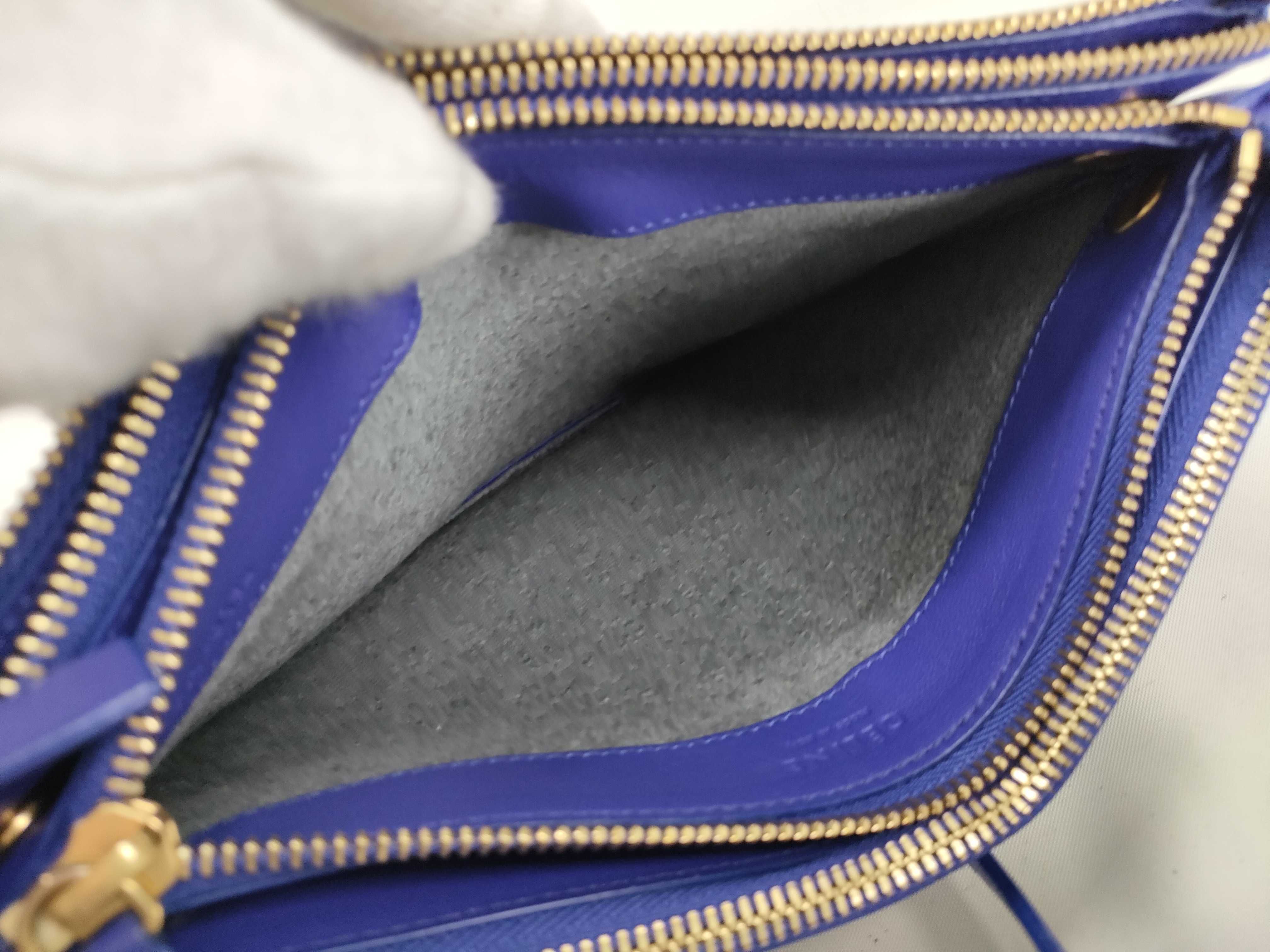 bag, Celine Trio leather shoulder bag, women's, purple shoulder bag — view 10