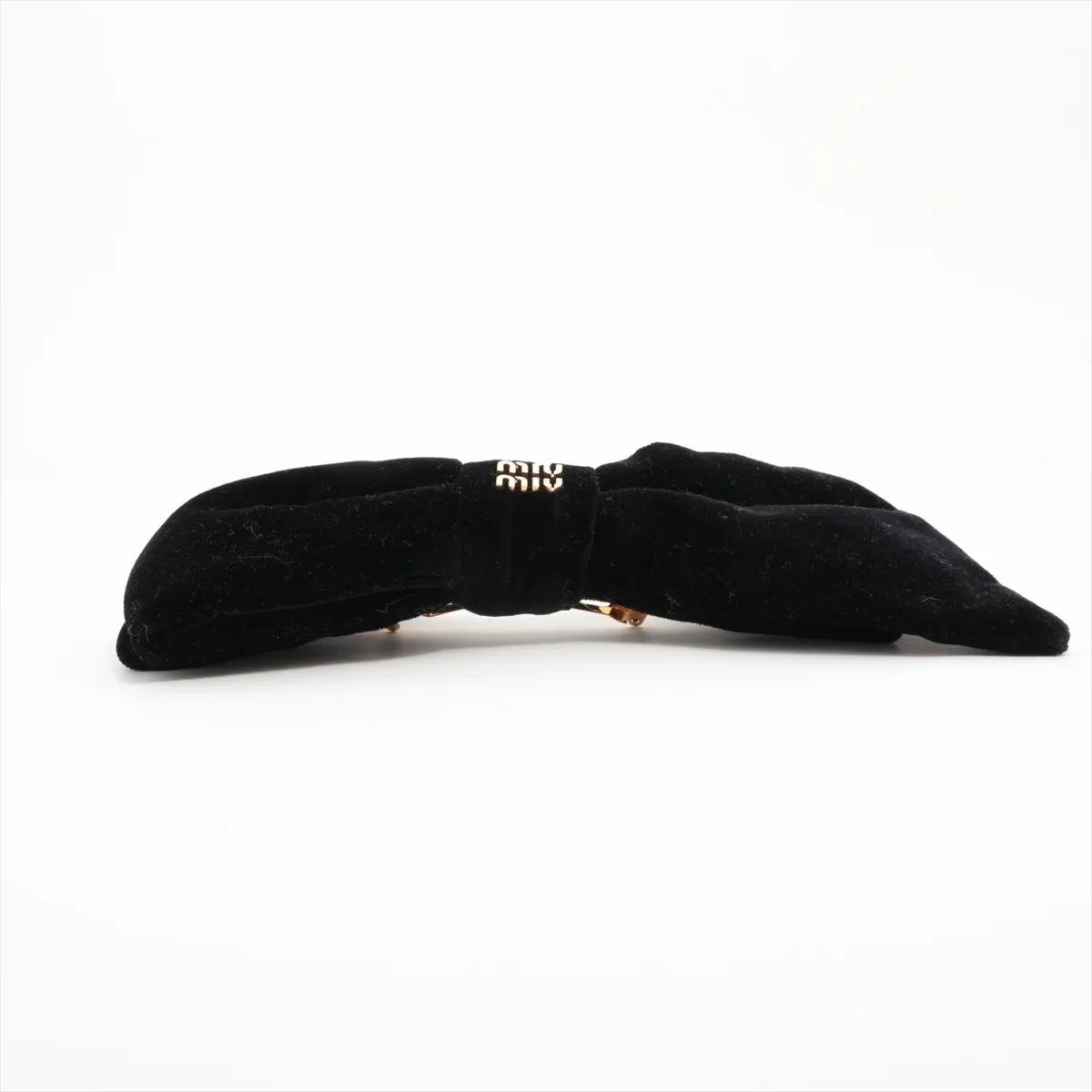 Logo Barrette, GP x Velour, Black, — view 2