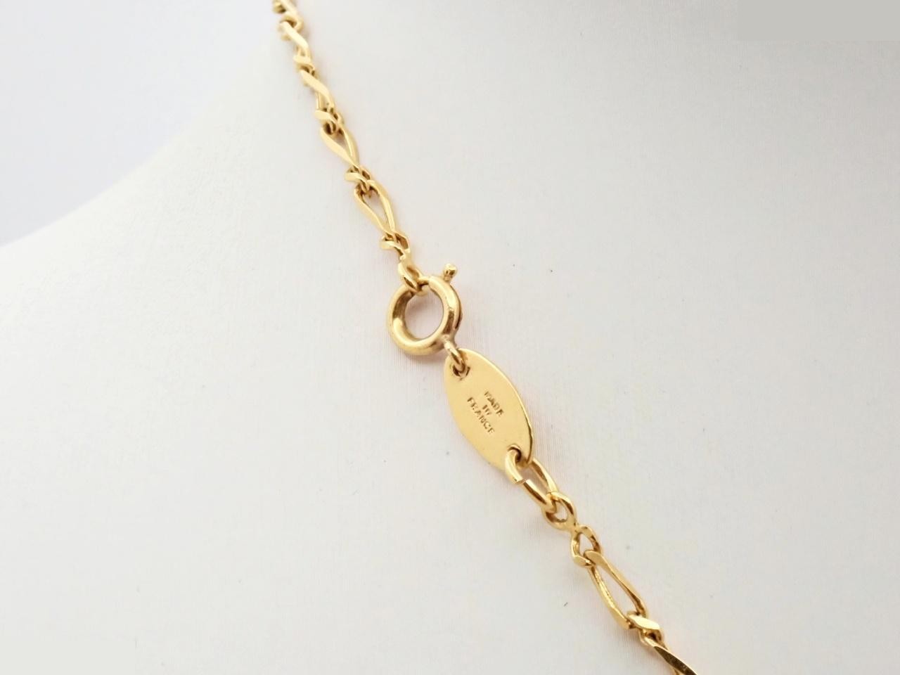 Coco Mark Circle Necklace Chain (approx. 40cm) — view 2