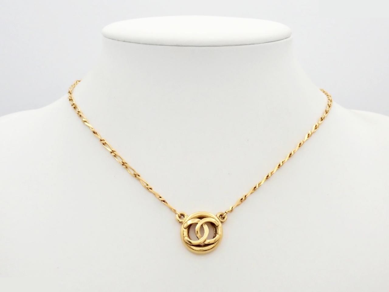 Coco Mark Circle Necklace Chain (approx. 40cm) — view 3