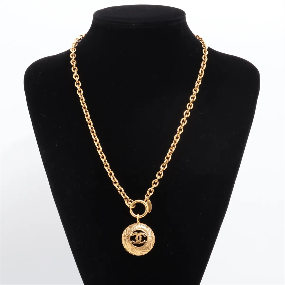 Coco Mark 3847 Necklace, GP Gold, dents, — view 5