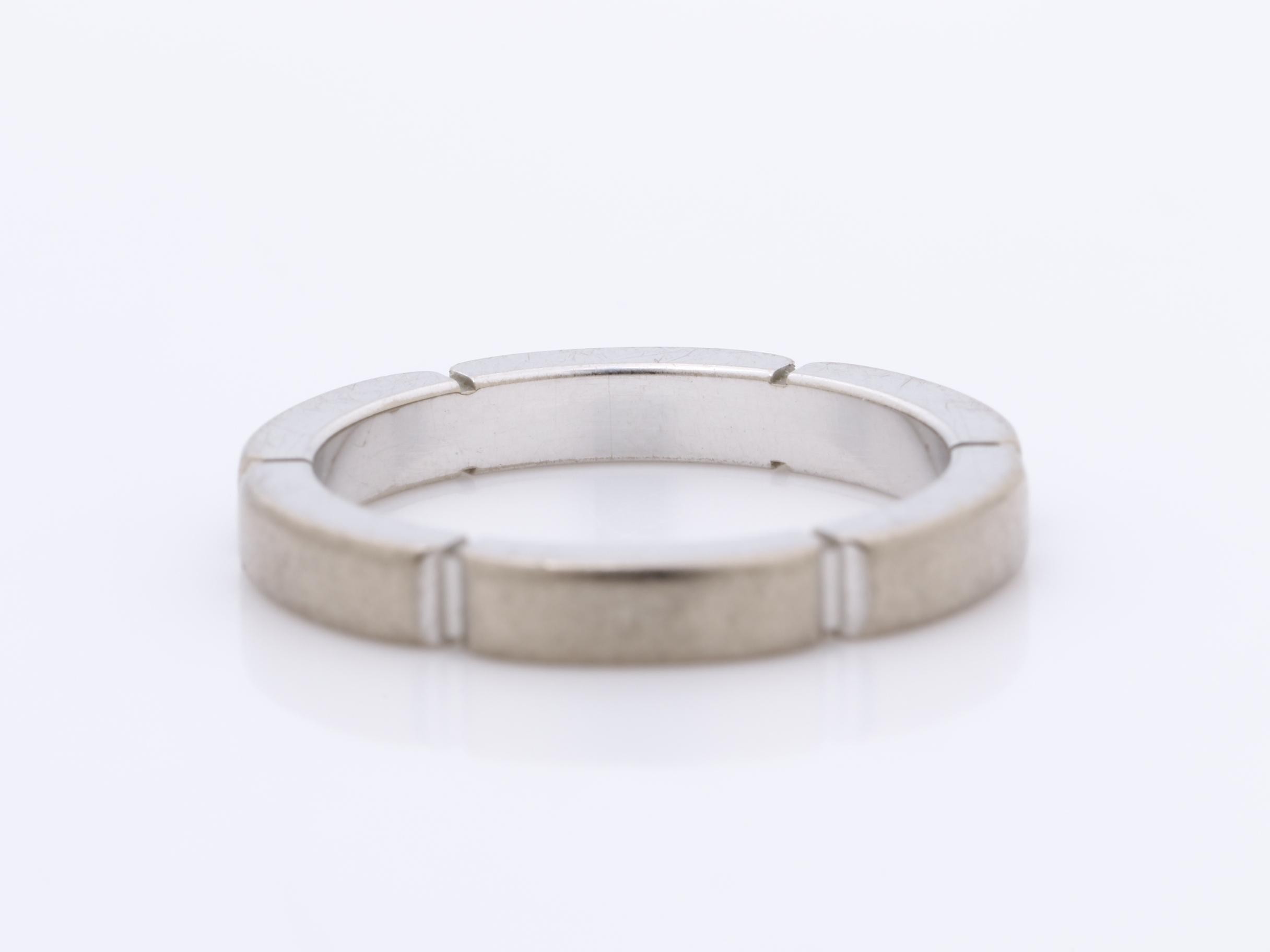 Maillon Panthère ring, 750WG, 3.9g, size 47. — view 4