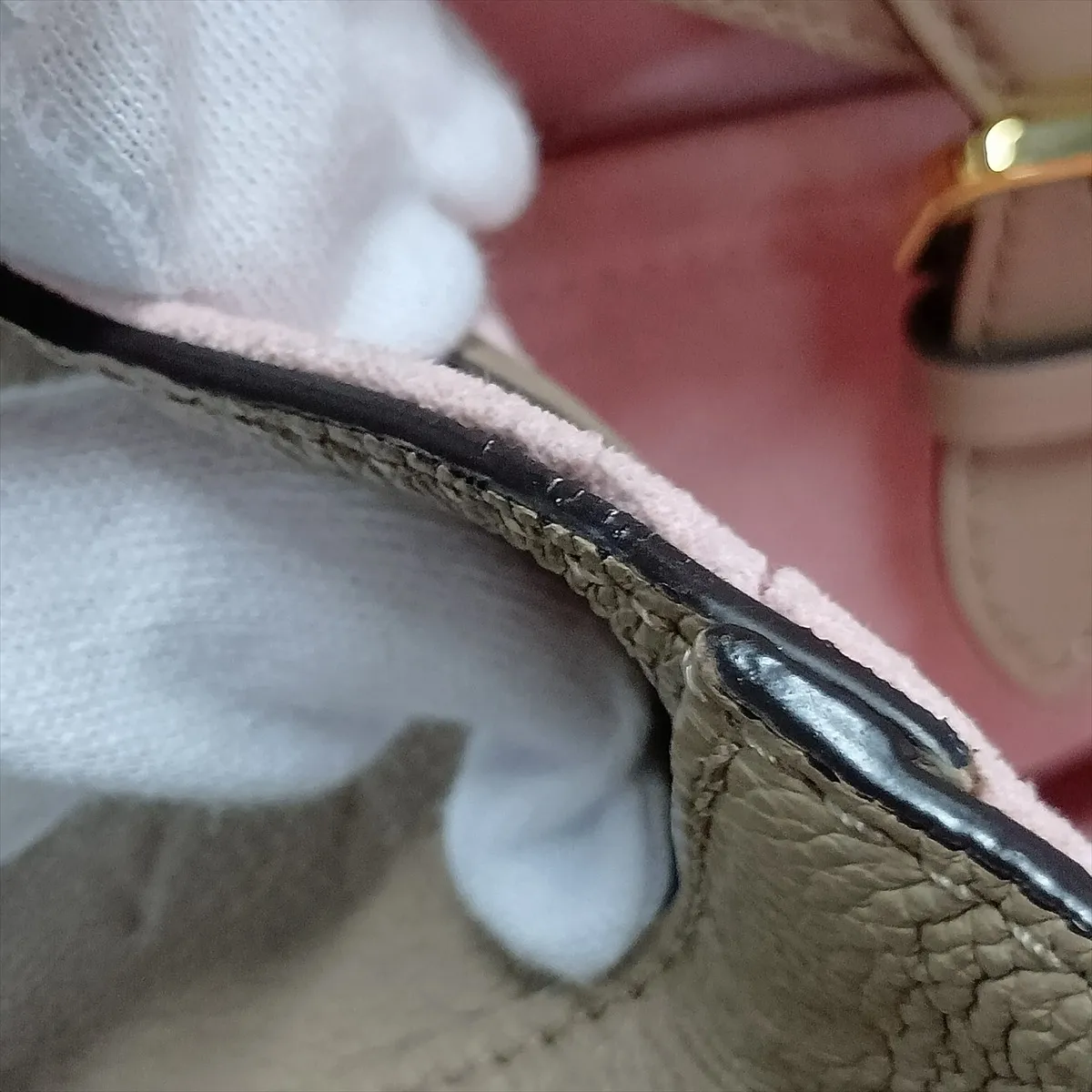 Monogram Empreinte Montsouris PM M45410 Beige (RFID detected) — view 12