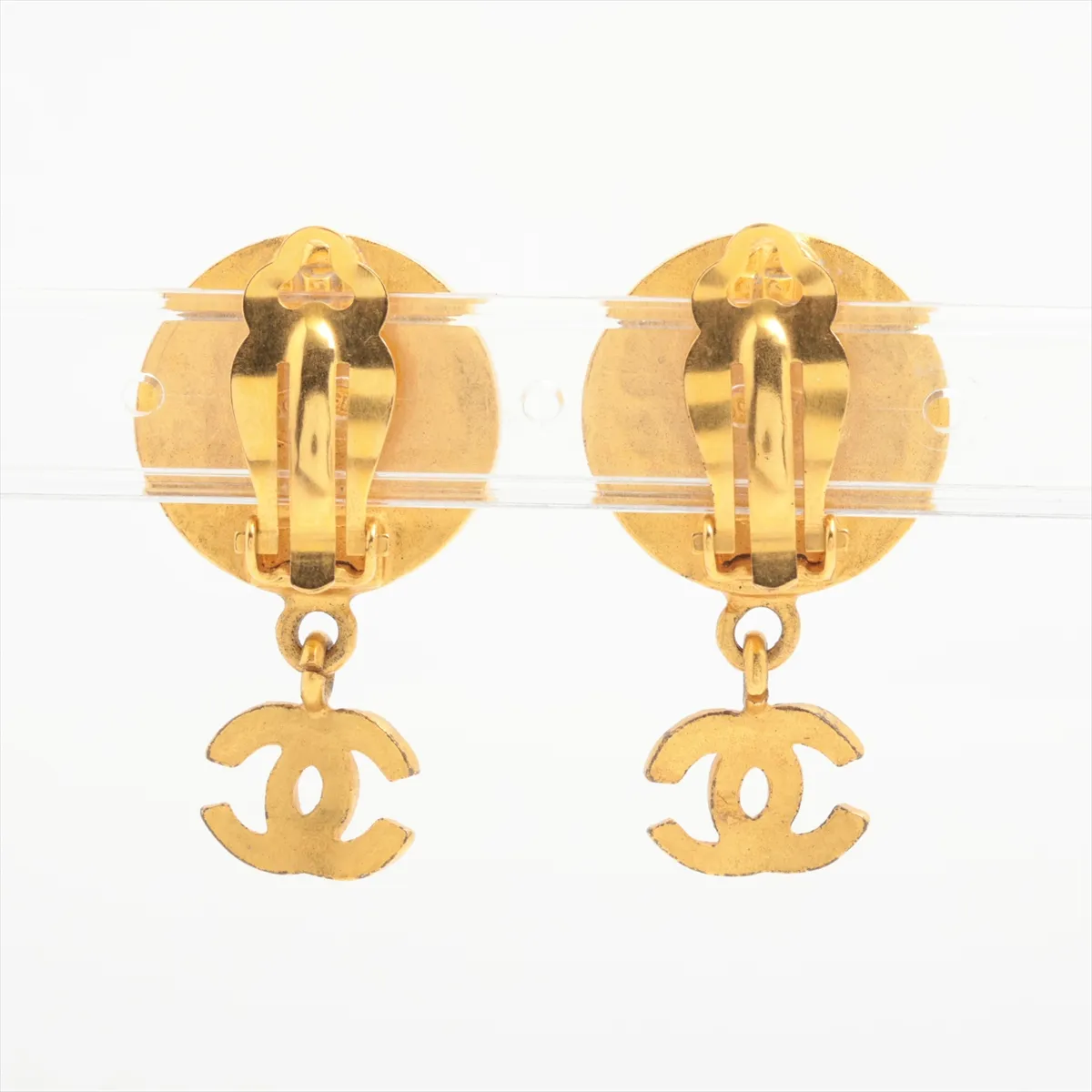 Cocomark 95A Earrings (for both ears) GP Gold x Green — view 2