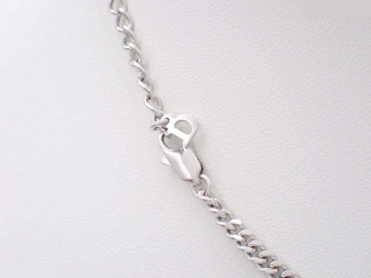 heart rhinestone necklace, chain approximately 38cm — view 2