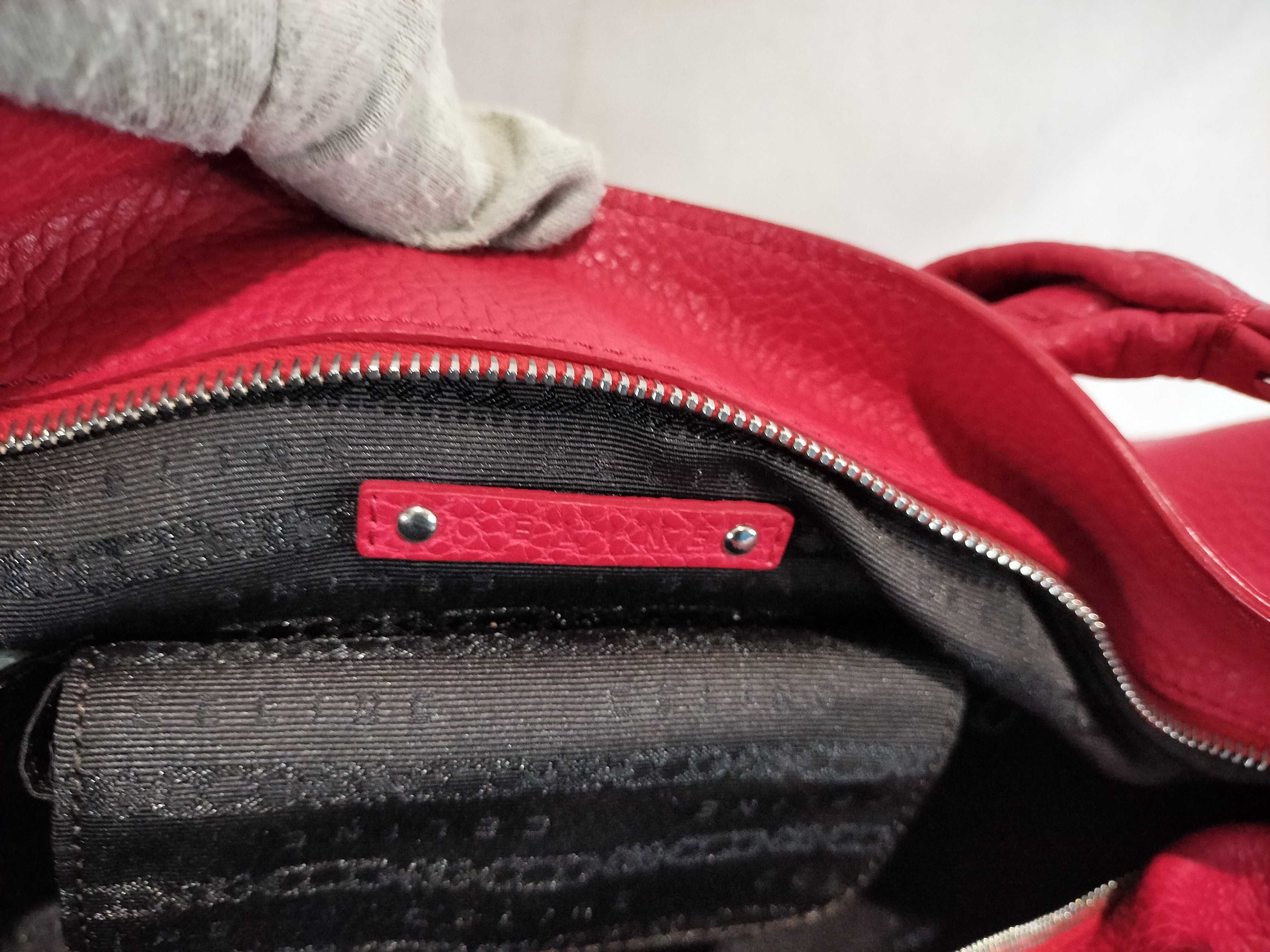 Leather Bittersweet Large Handbag (Red) — view 11