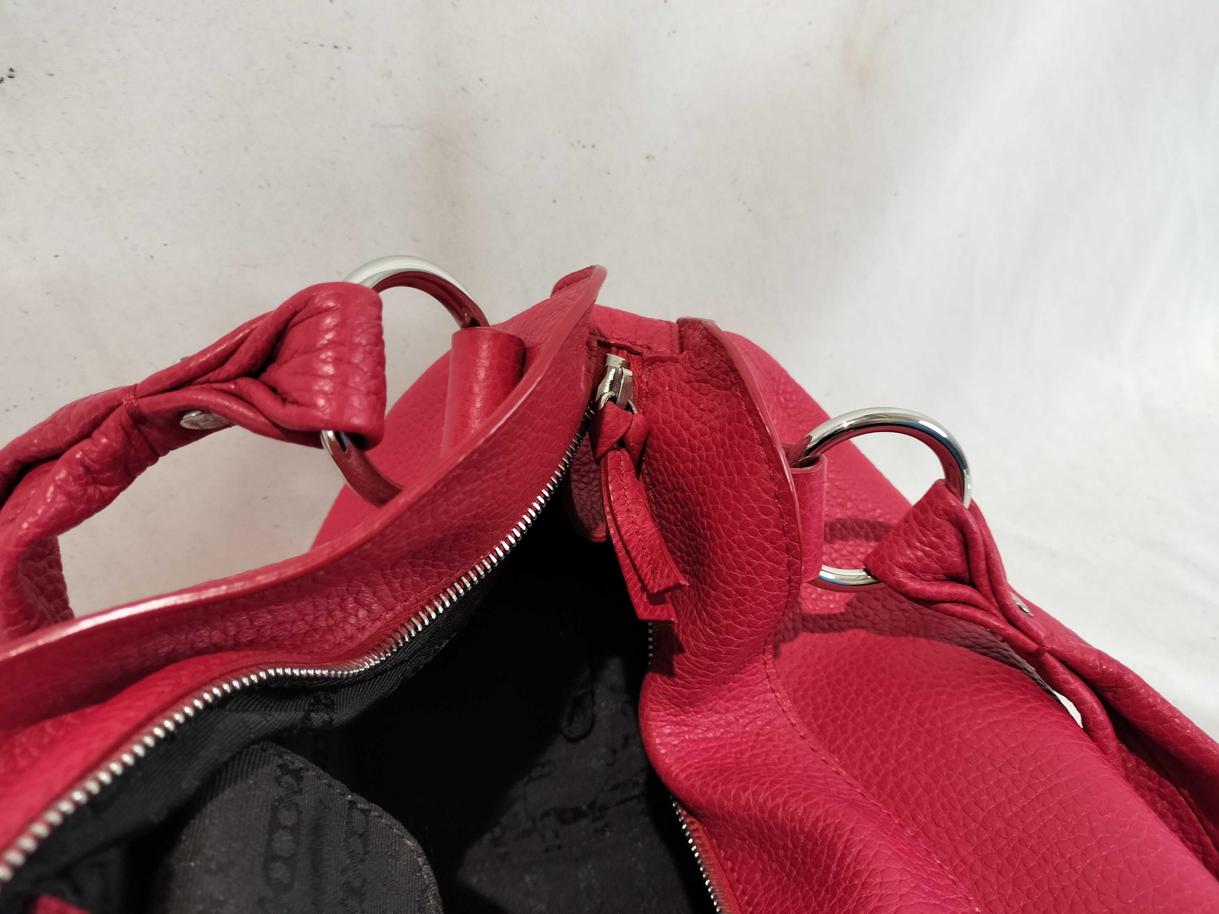 Leather Bittersweet Large Handbag (Red) — view 12
