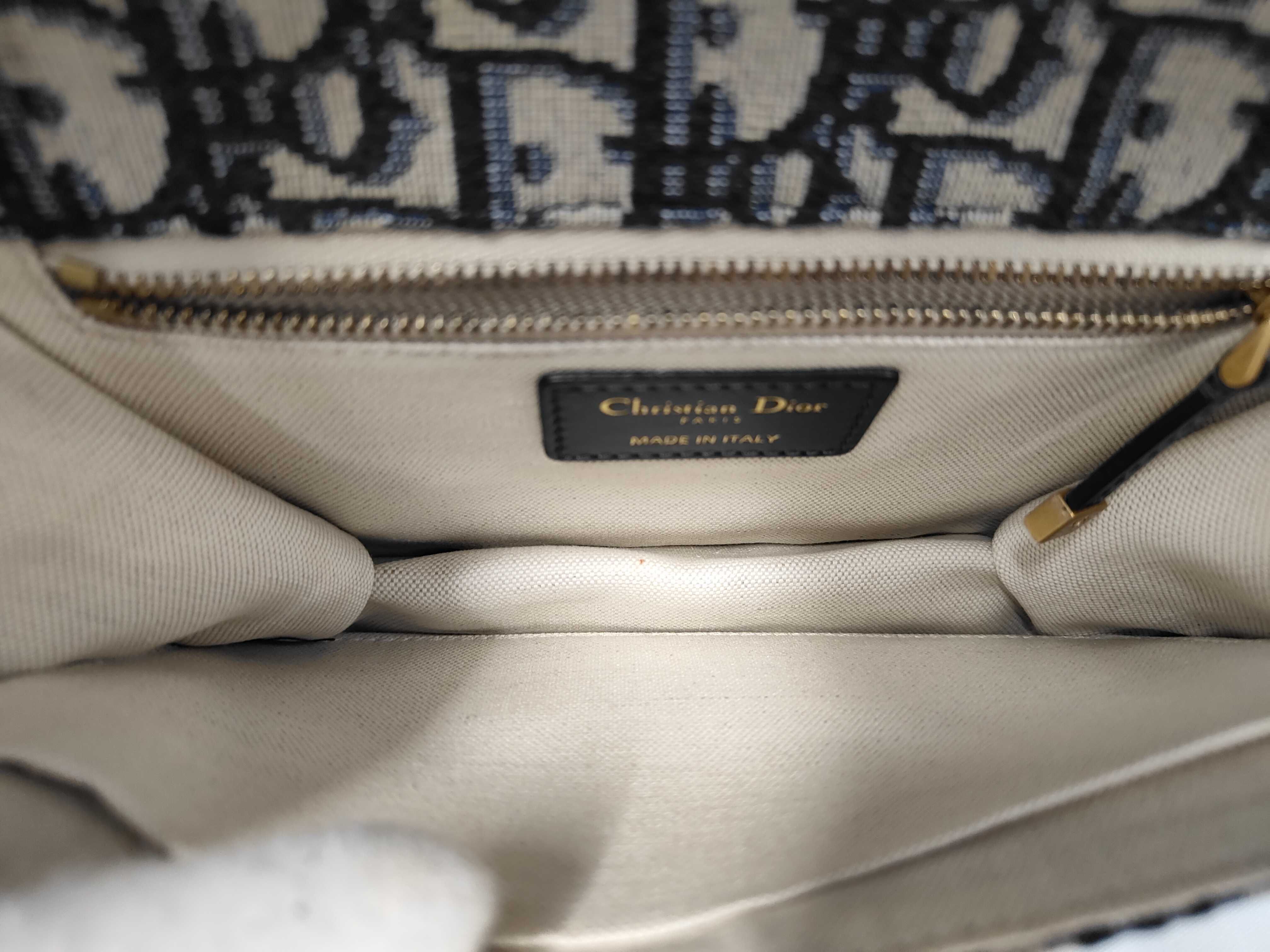 Addict Oblique Canvas x Leather Shoulder Bag — view 8