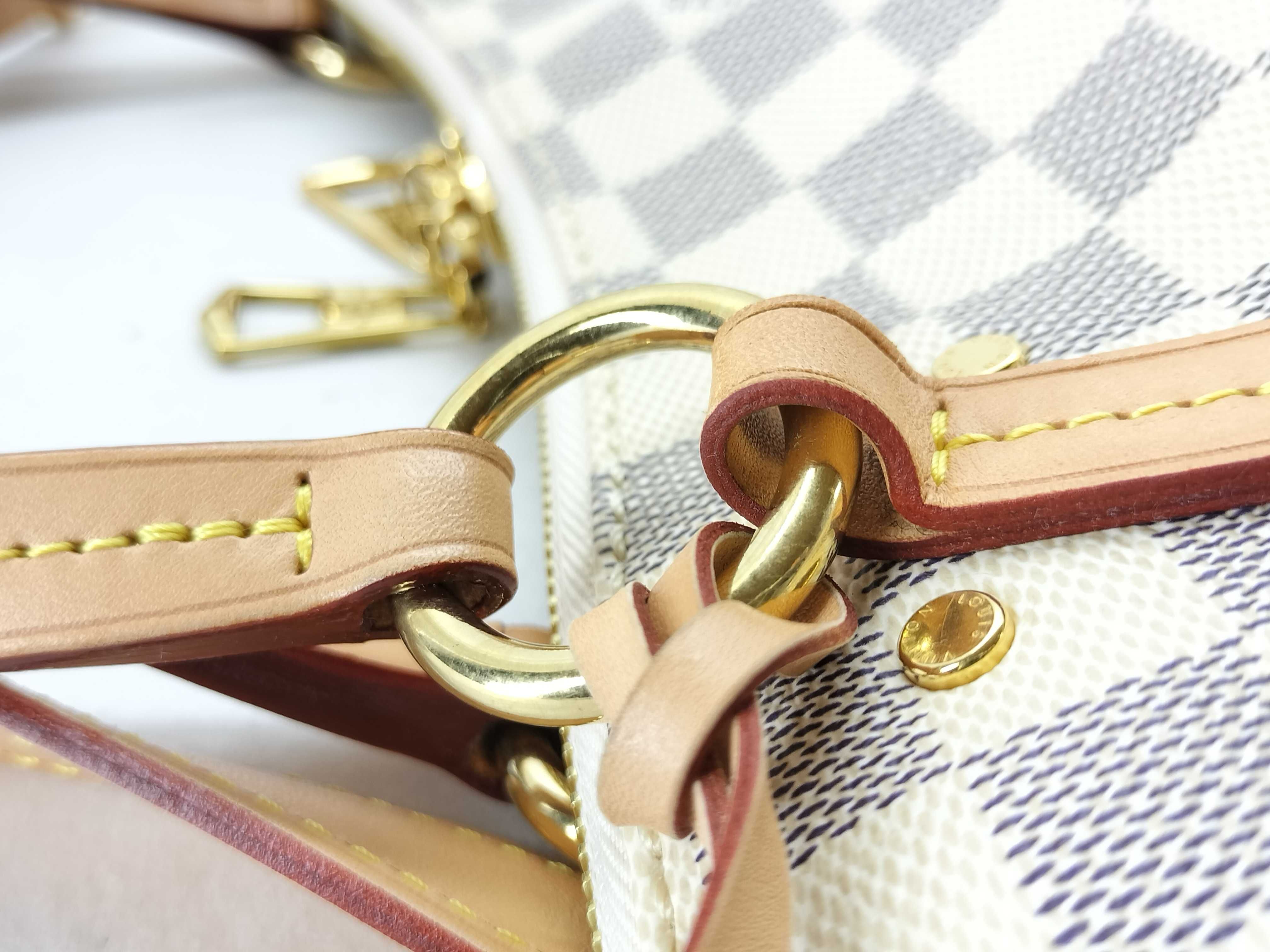 Damier Azur Tote Bag N40022. Accessories: Dust bag, shoulder strap, tote bag. — view 6