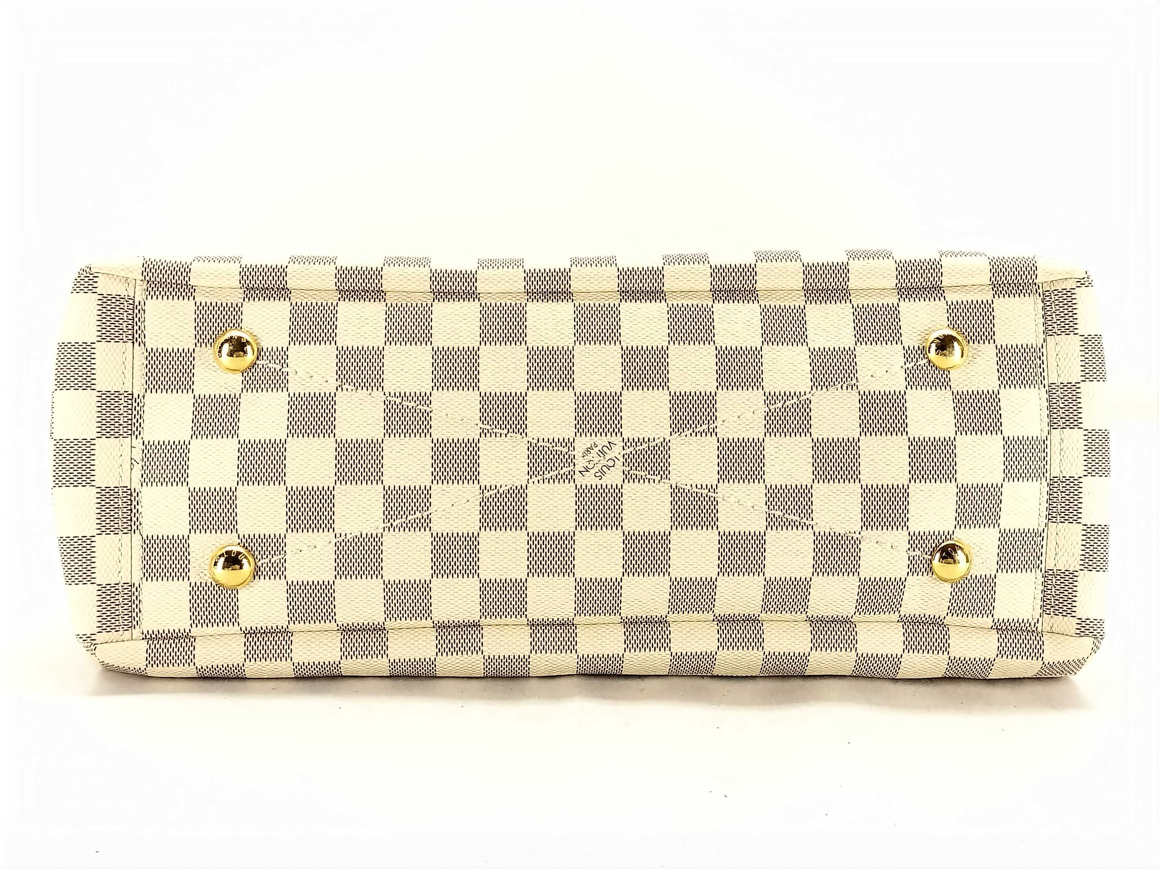 Damier Azur Tote Bag N40022. Accessories: Dust bag, shoulder strap, tote bag. — view 8