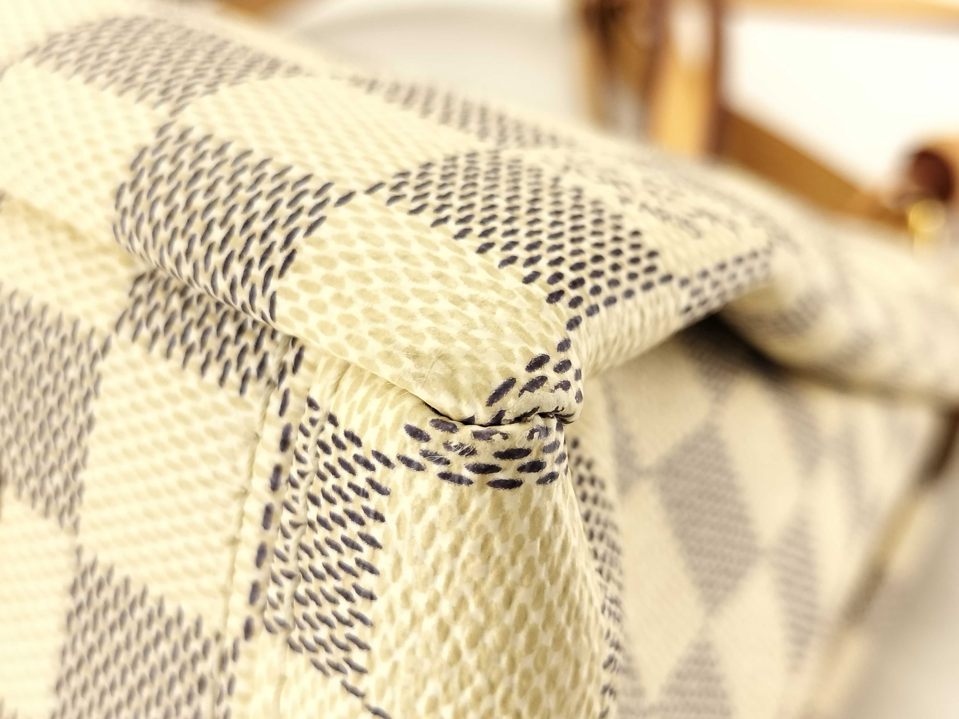 Damier Azur Tote Bag N40022. Accessories: Dust bag, shoulder strap, tote bag. — view 9