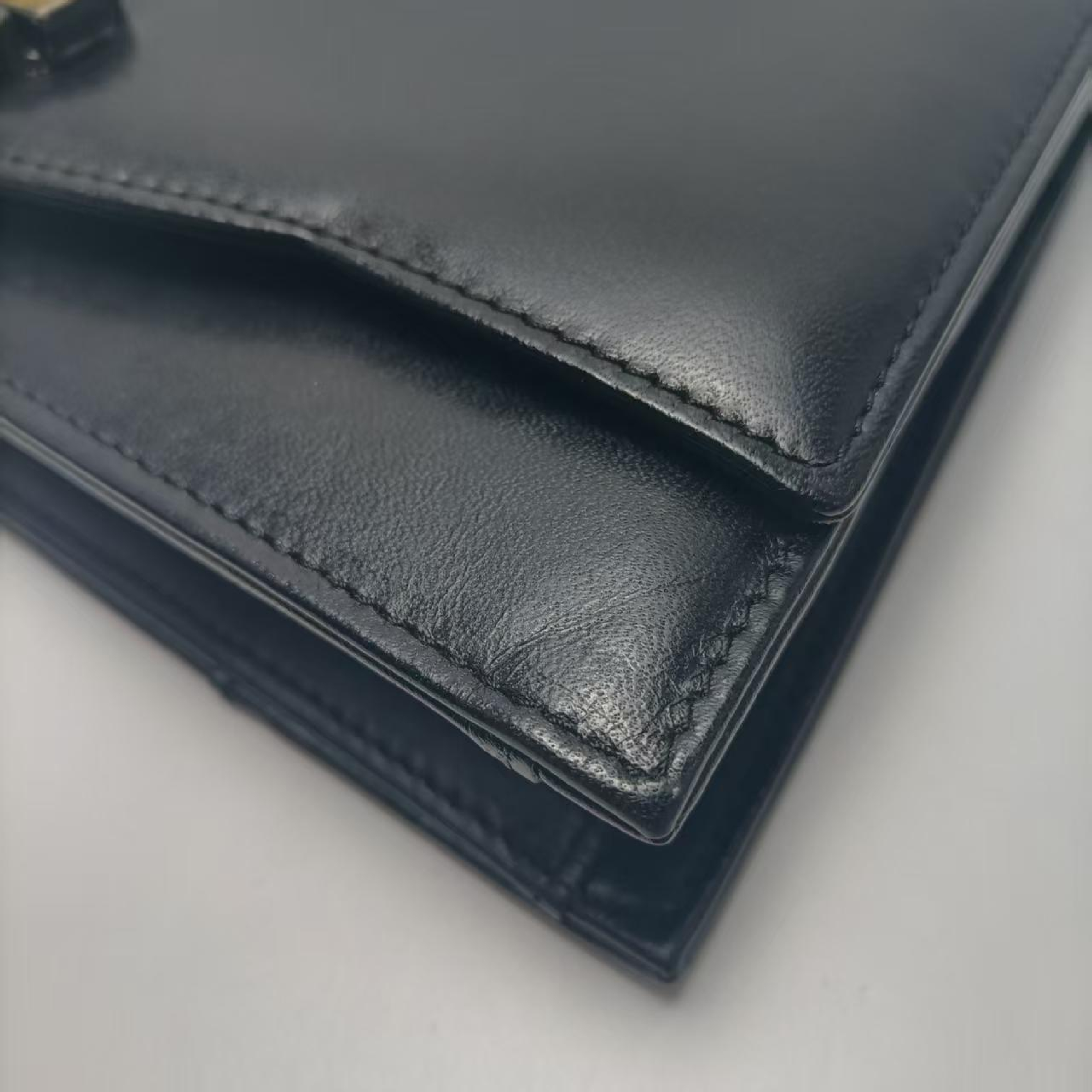 other line cowhide handbag — view 7
