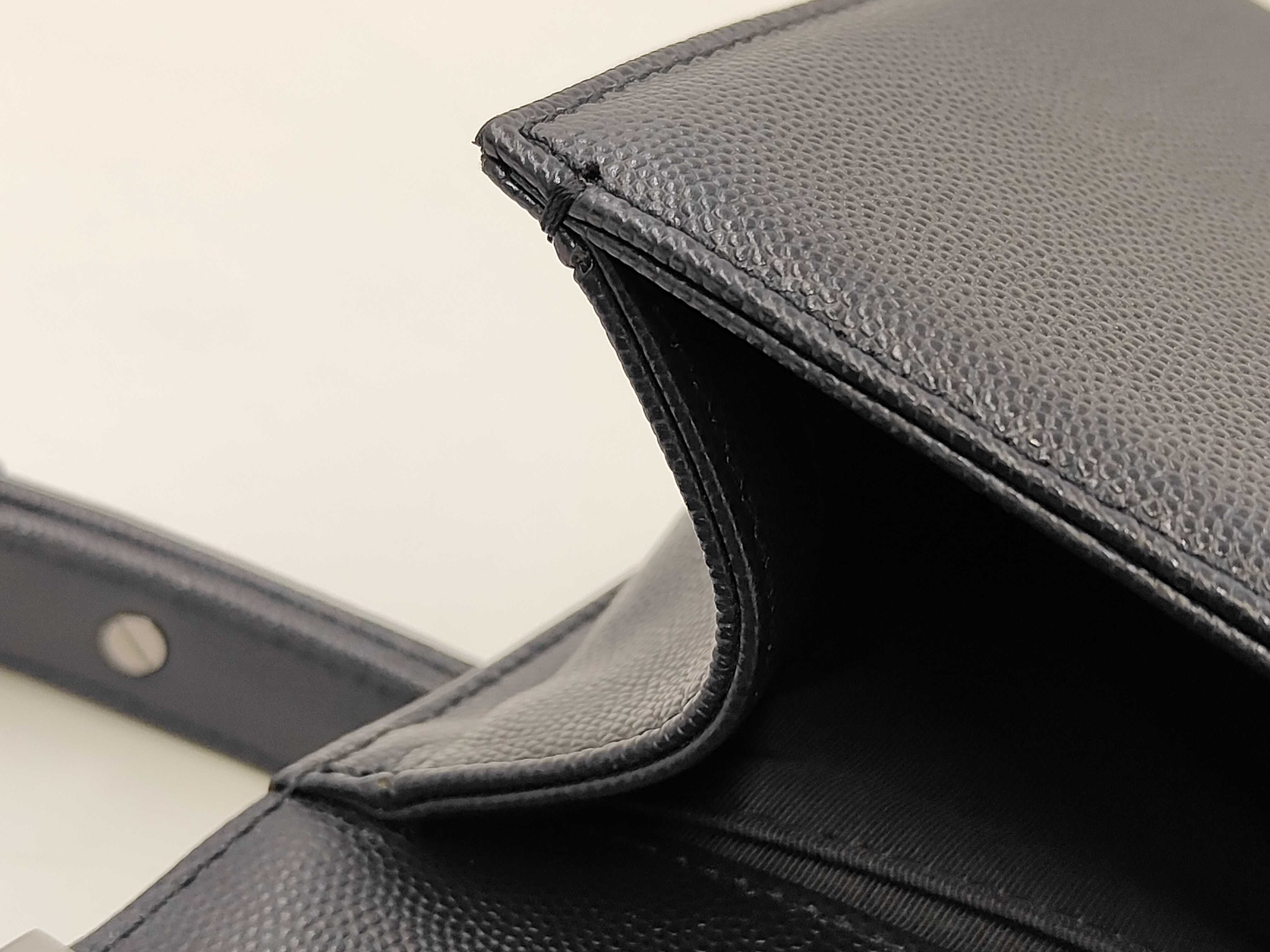 Boy Chanel Caviar Navy Shoulder Bag — view 12