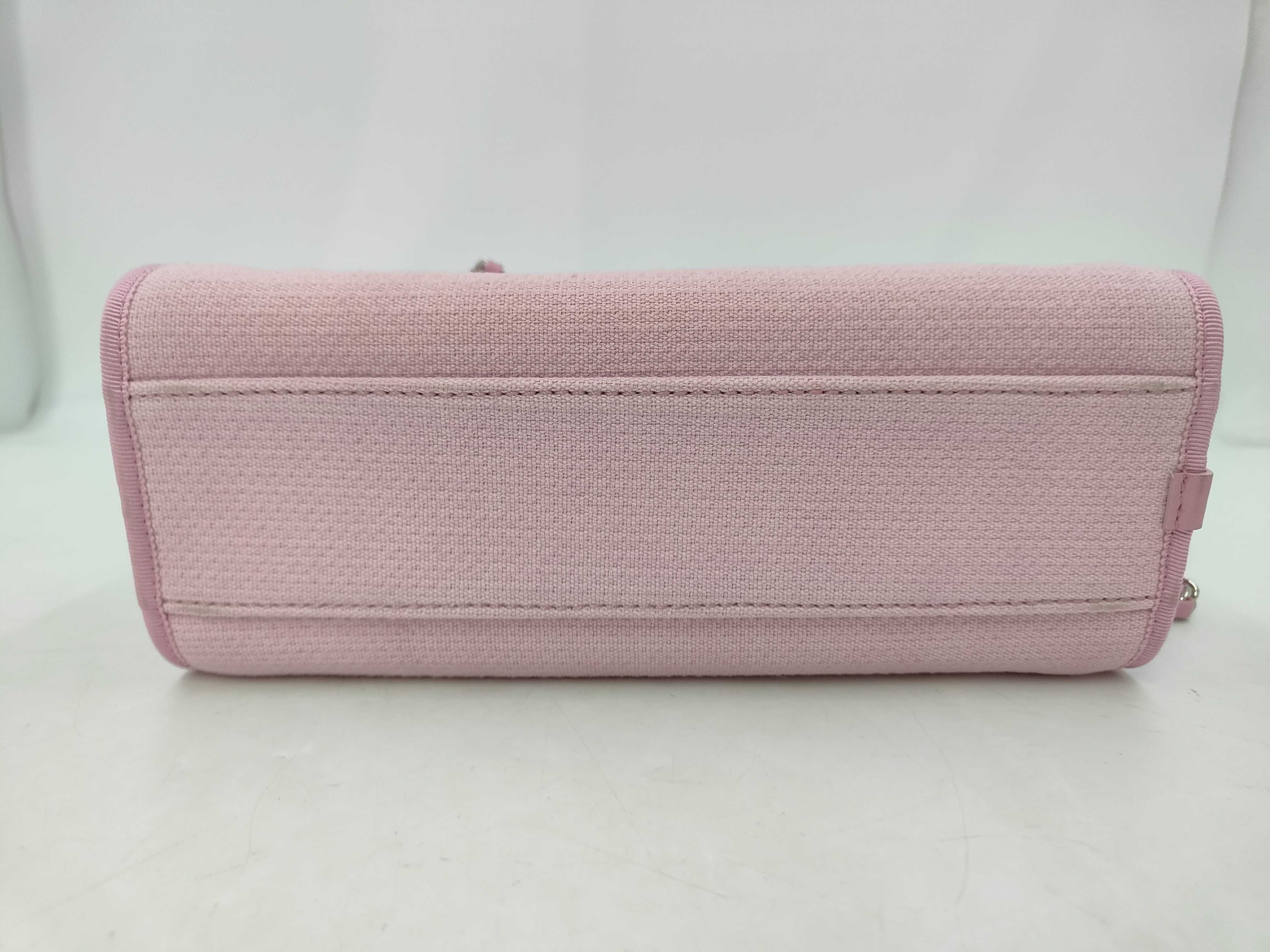 Deauville Bowling Bag, Canvas, Pink, SS Shoulder Bag — view 6