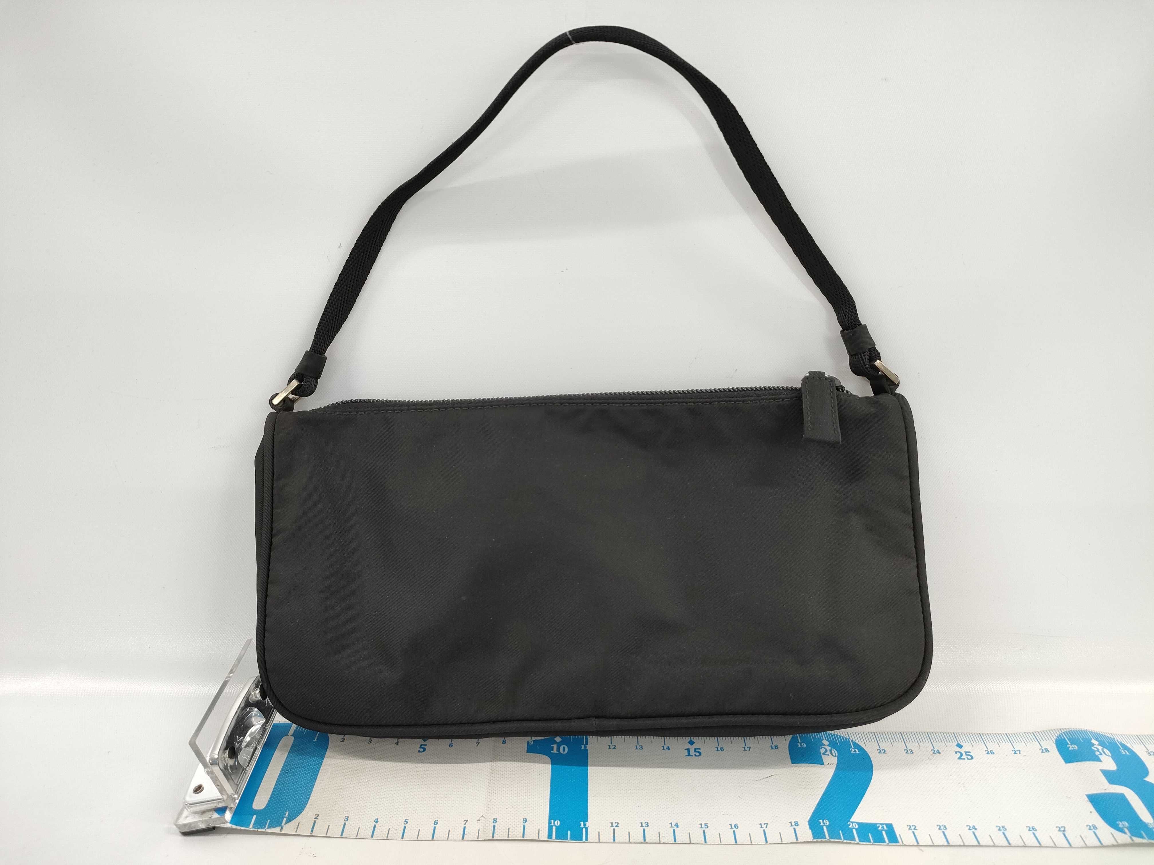 Accessory Pouch Nylon Triangle Logo Shoulder Bag — view 2