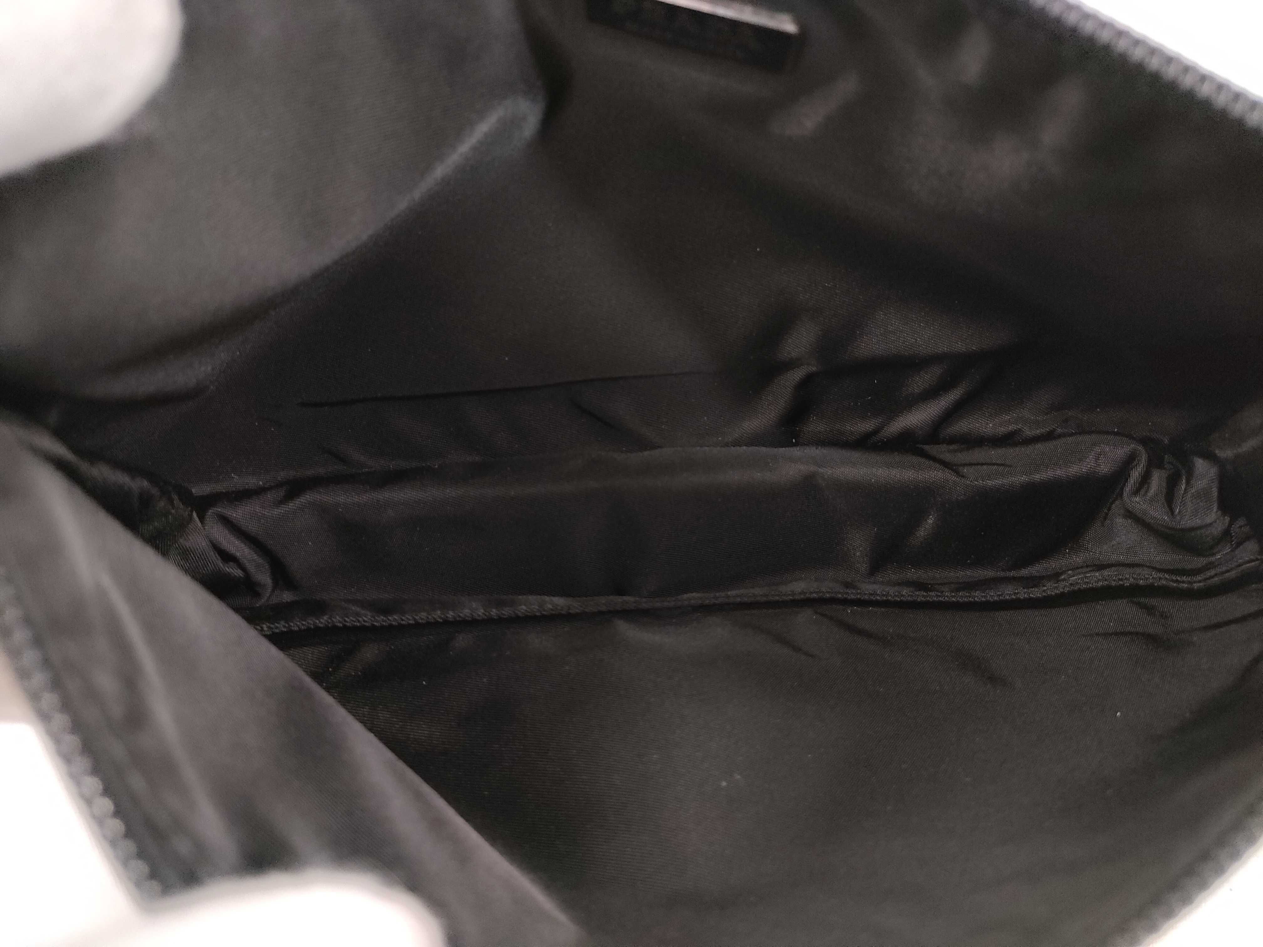 Accessory Pouch Nylon Triangle Logo Shoulder Bag — view 8