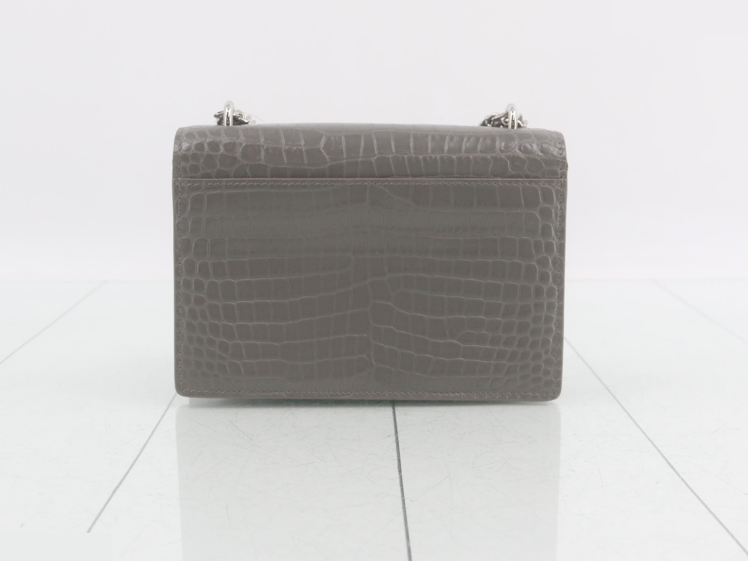 Embossed Mini Sunset Chain Shoulder Bag — view 2