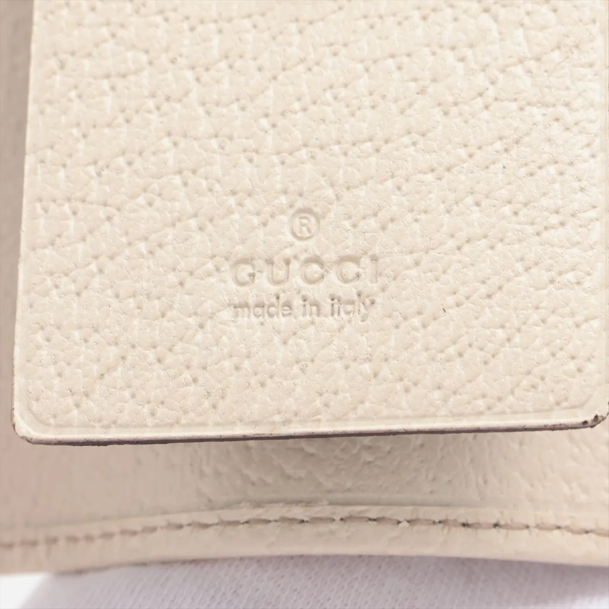 GG Canvas 127048 Canvas x Leather Key Case Beige — view 5