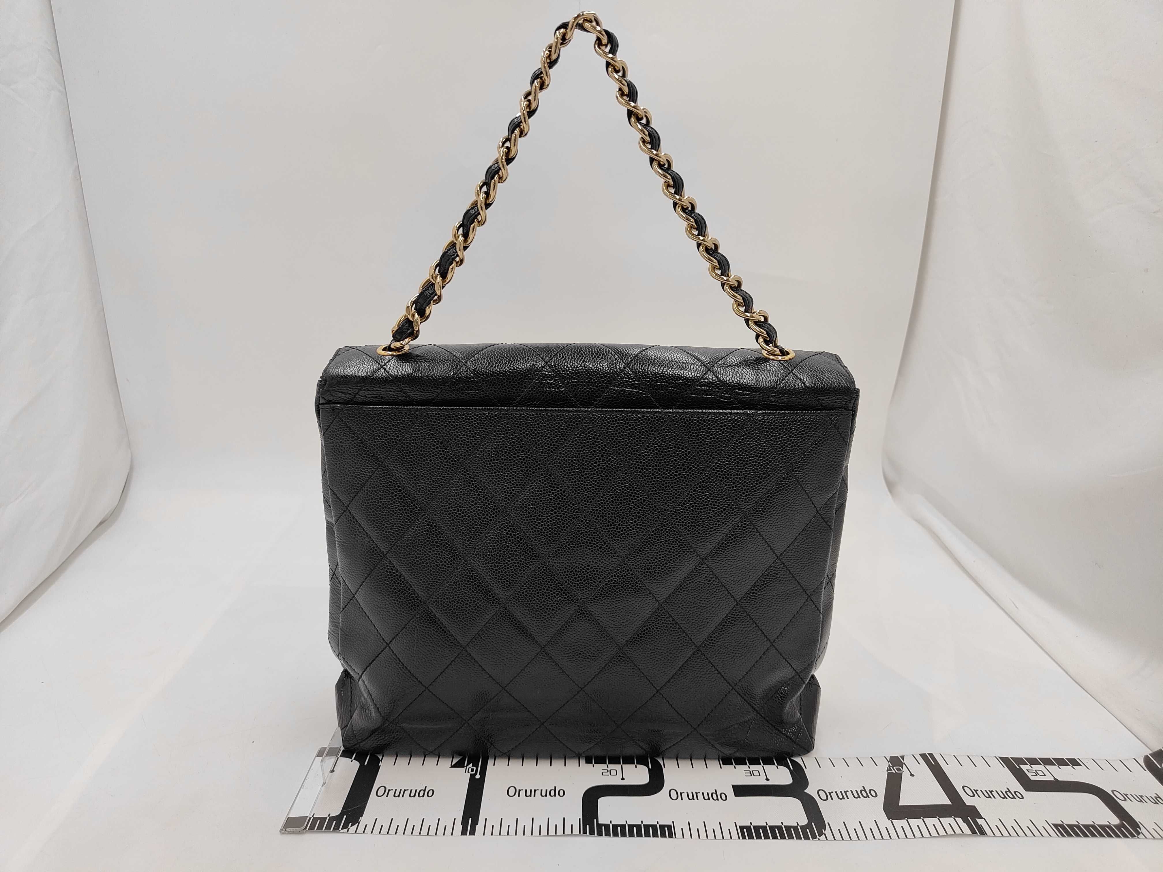 BAG CAVIAR SKIN COCOMARK TURNLOCK CHAIN ​​TOTE NO.6 W — view 2