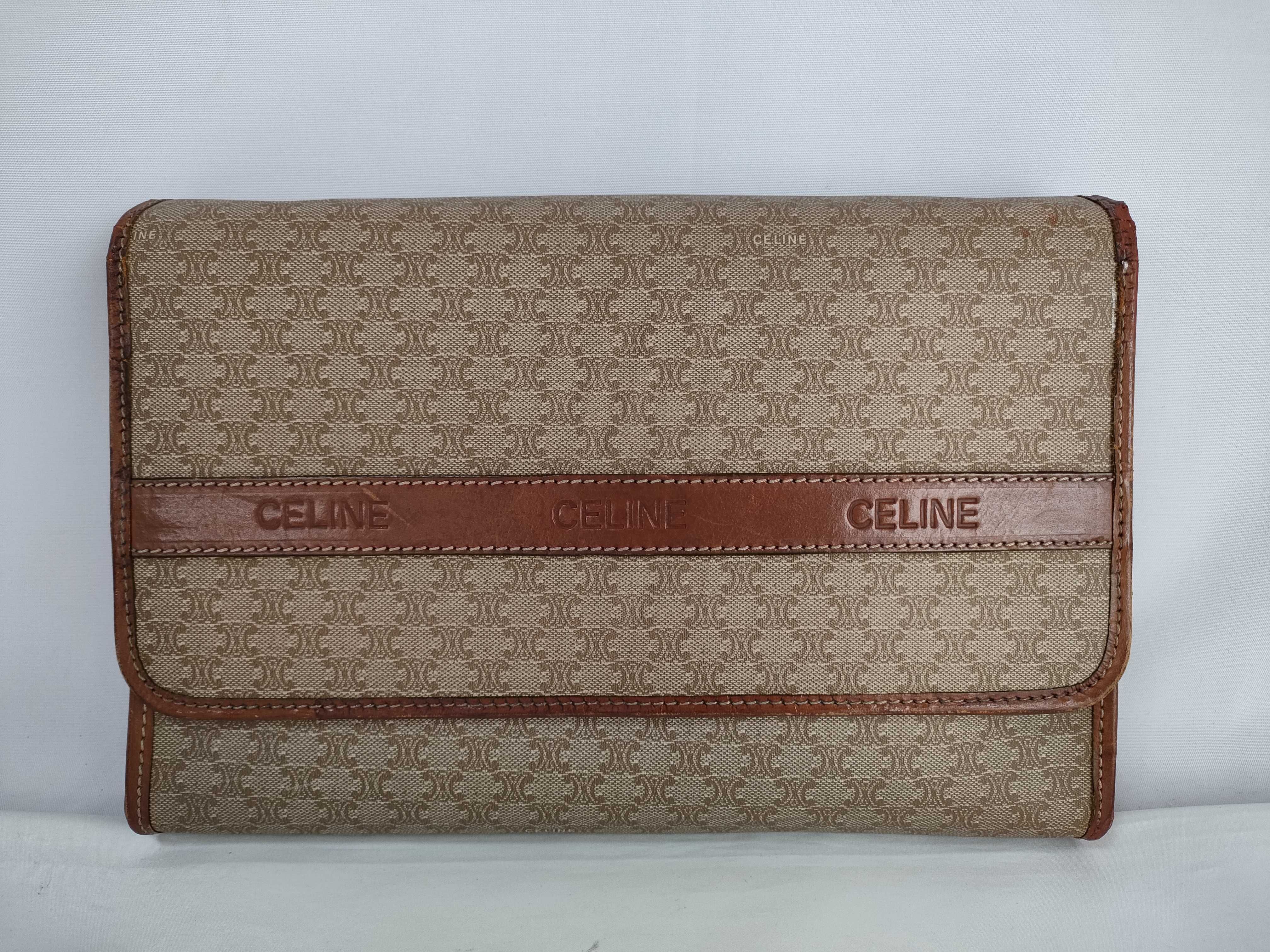 PVC Leather Brown Shoulder Bag