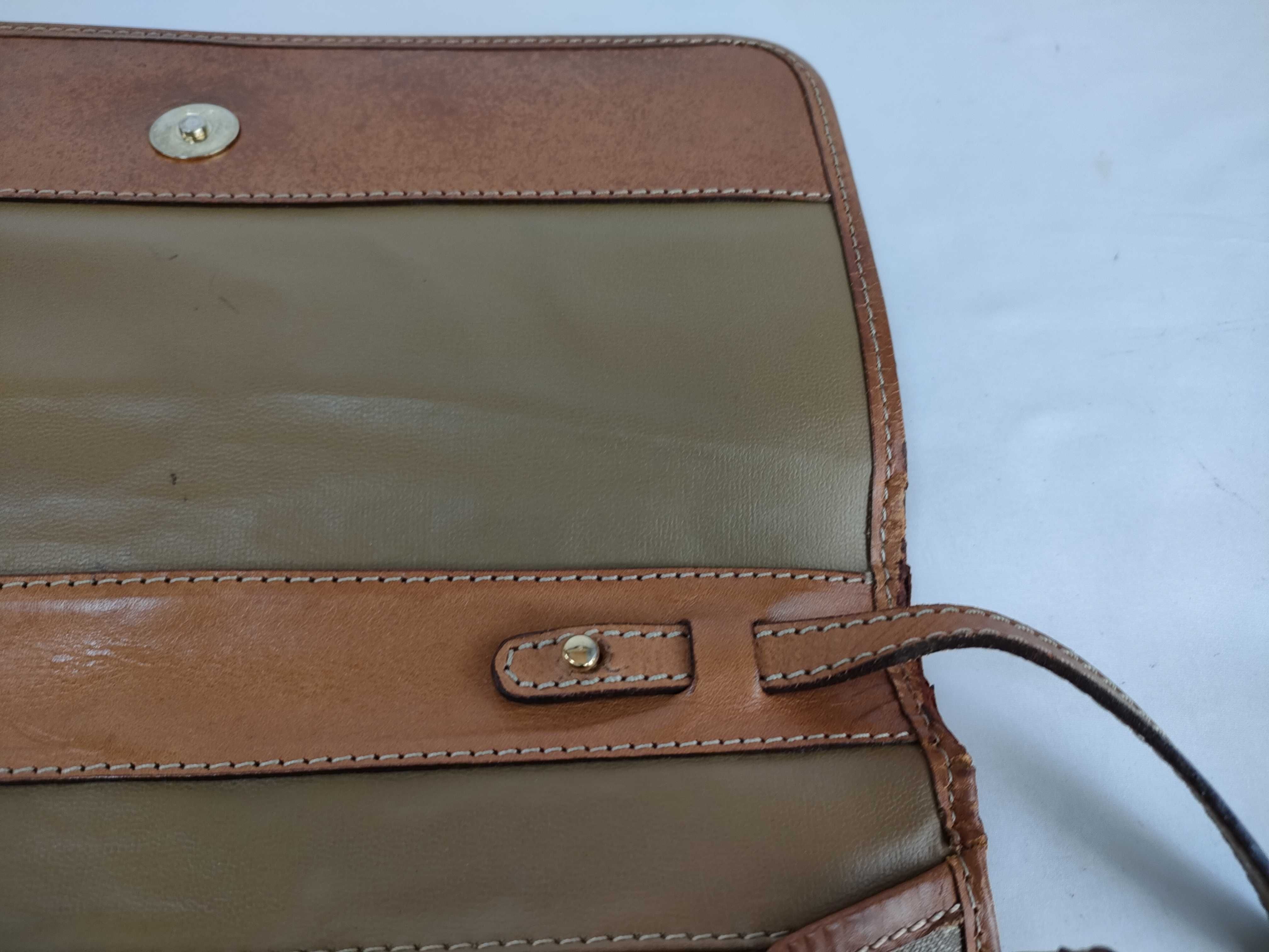 PVC Leather Brown Shoulder Bag — view 14