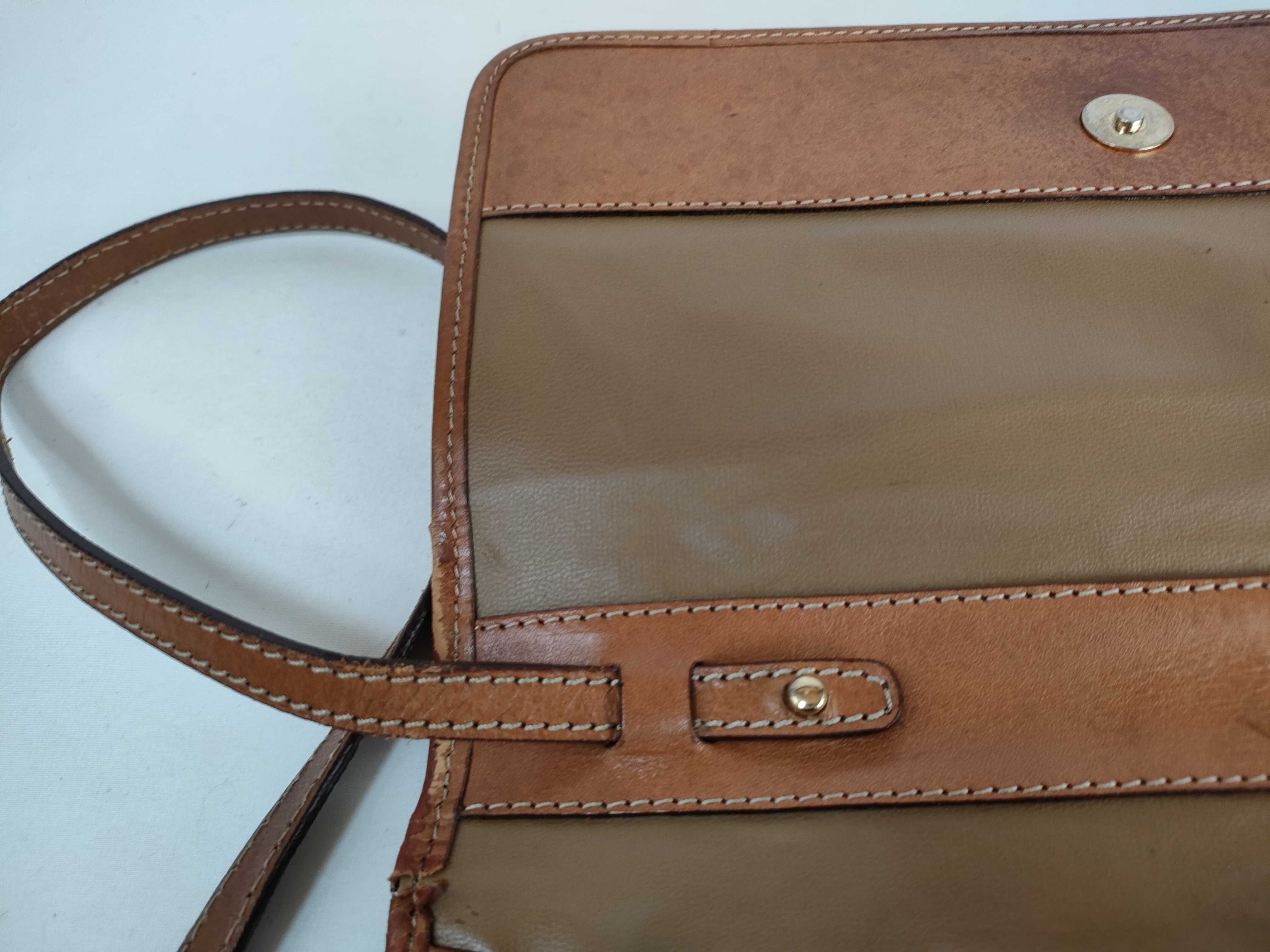 PVC Leather Brown Shoulder Bag — view 15