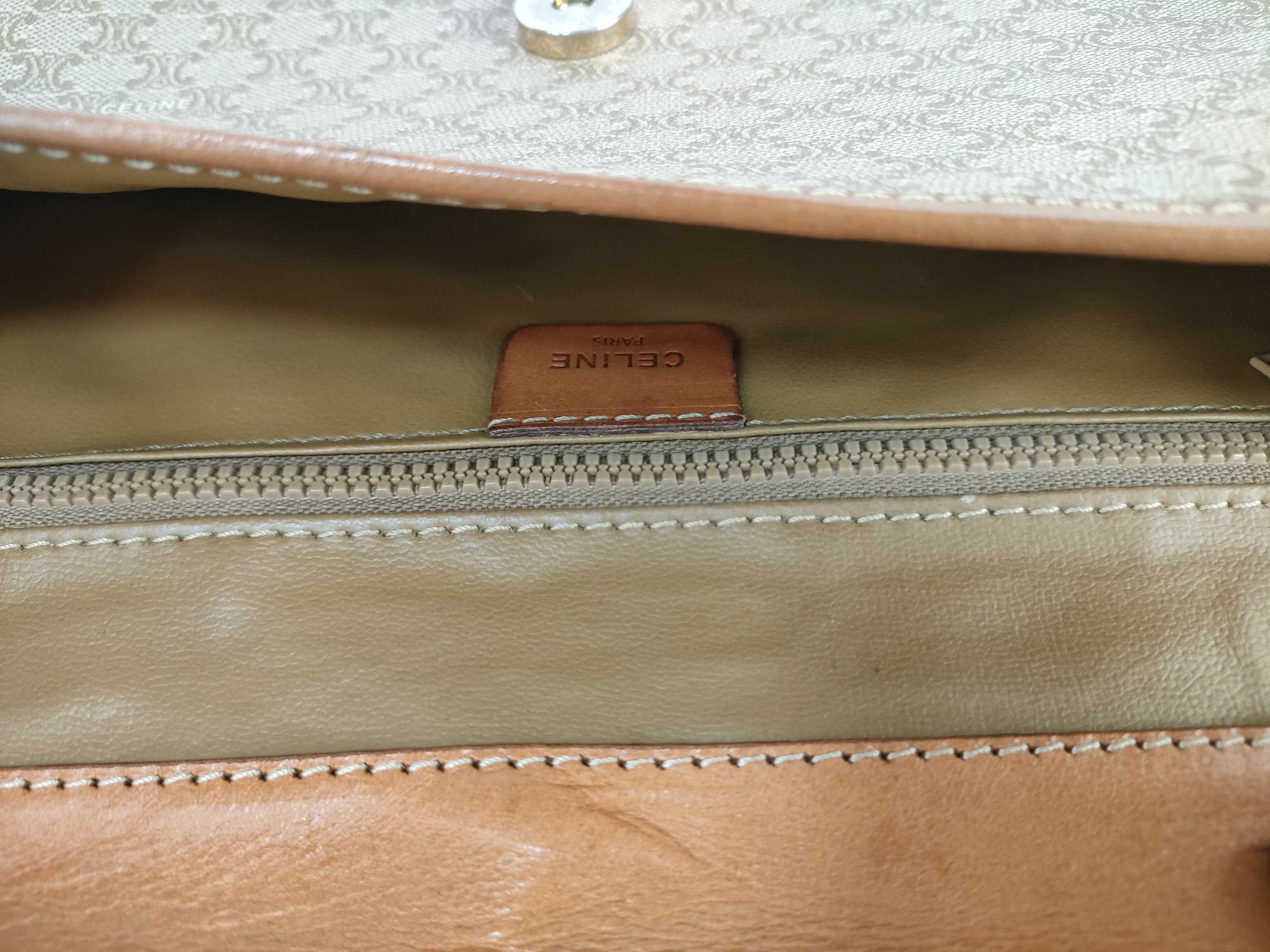 PVC Leather Brown Shoulder Bag — view 6