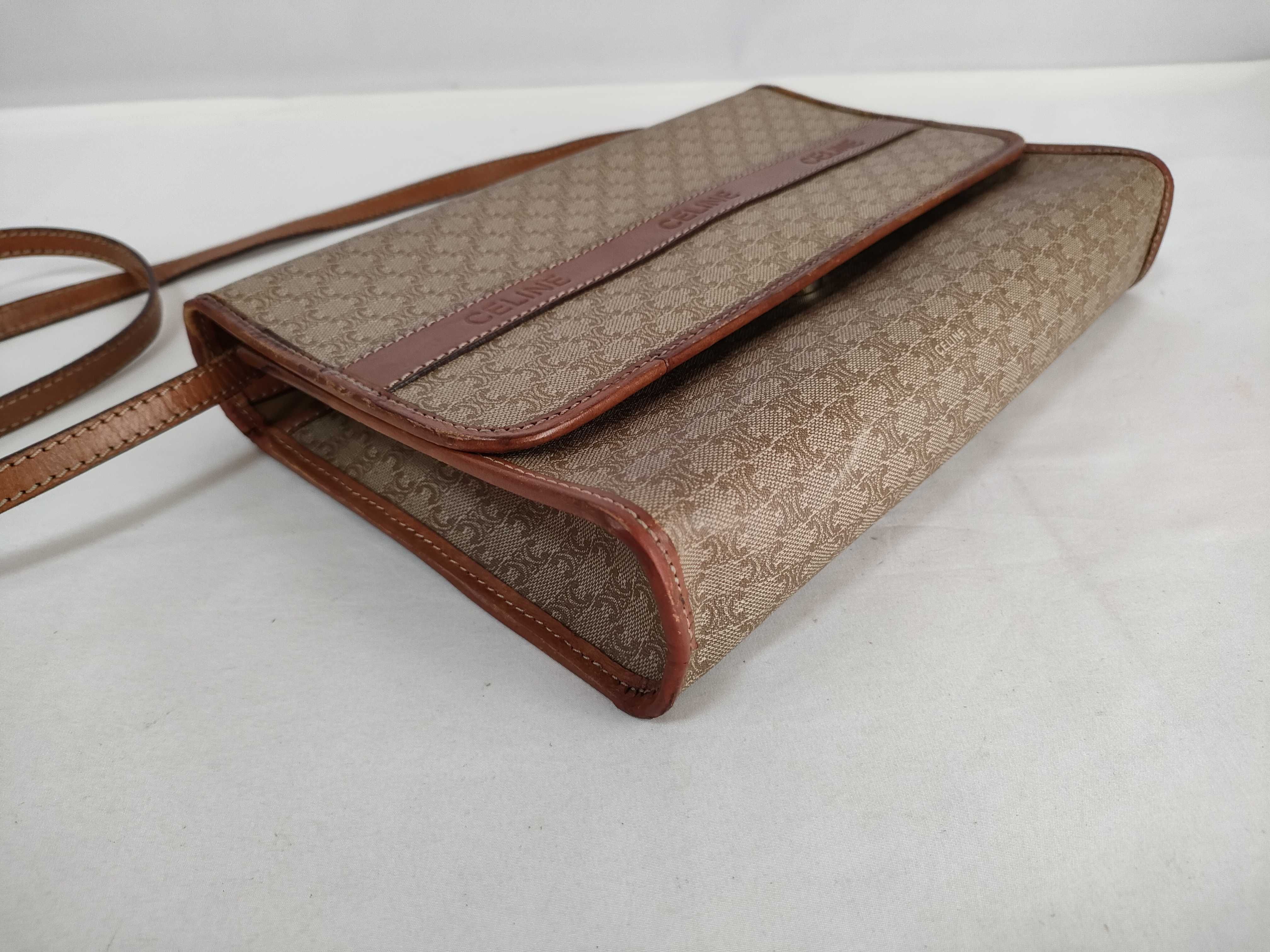 PVC Leather Brown Shoulder Bag — view 7