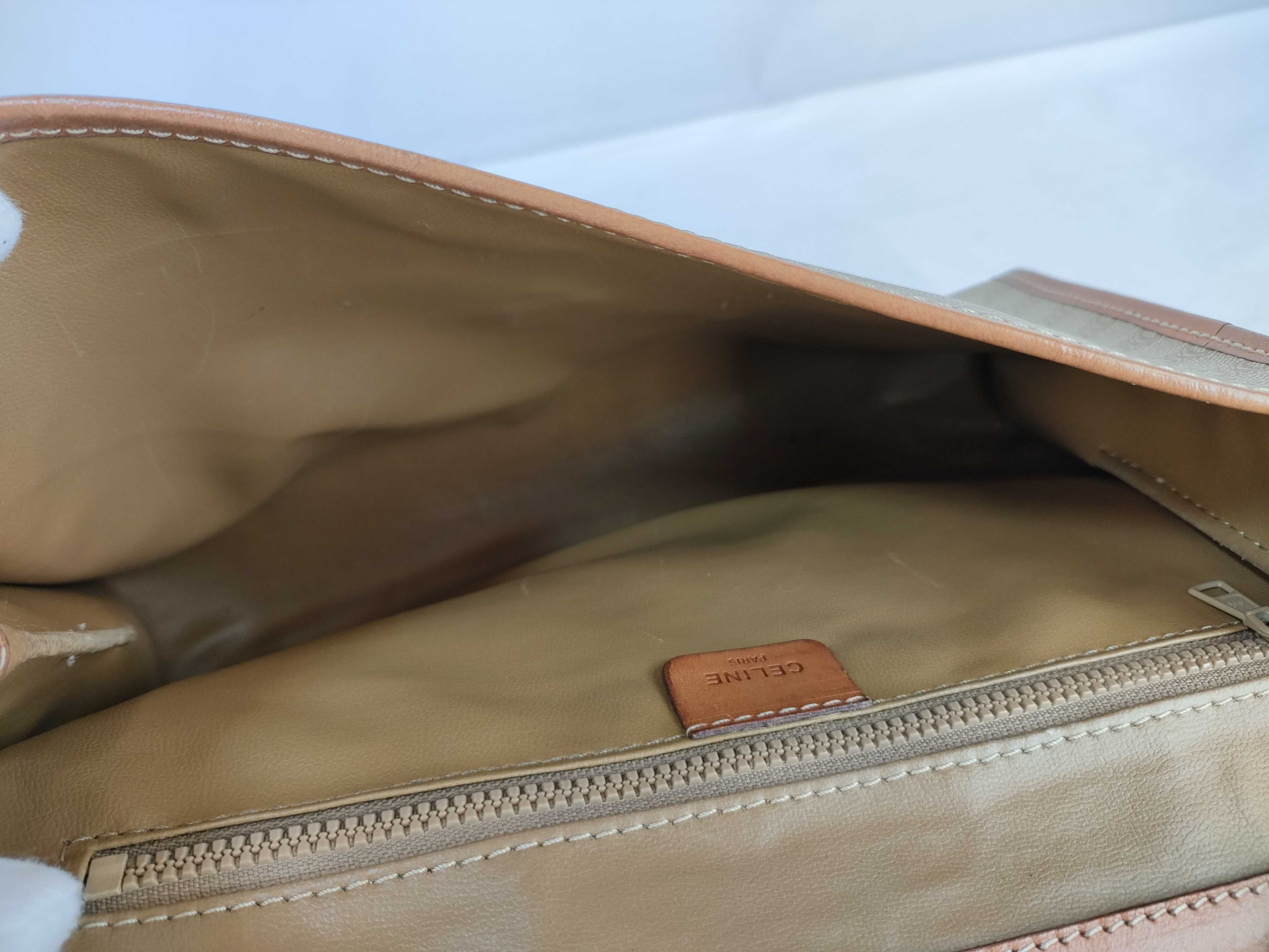 PVC Leather Brown Shoulder Bag — view 10