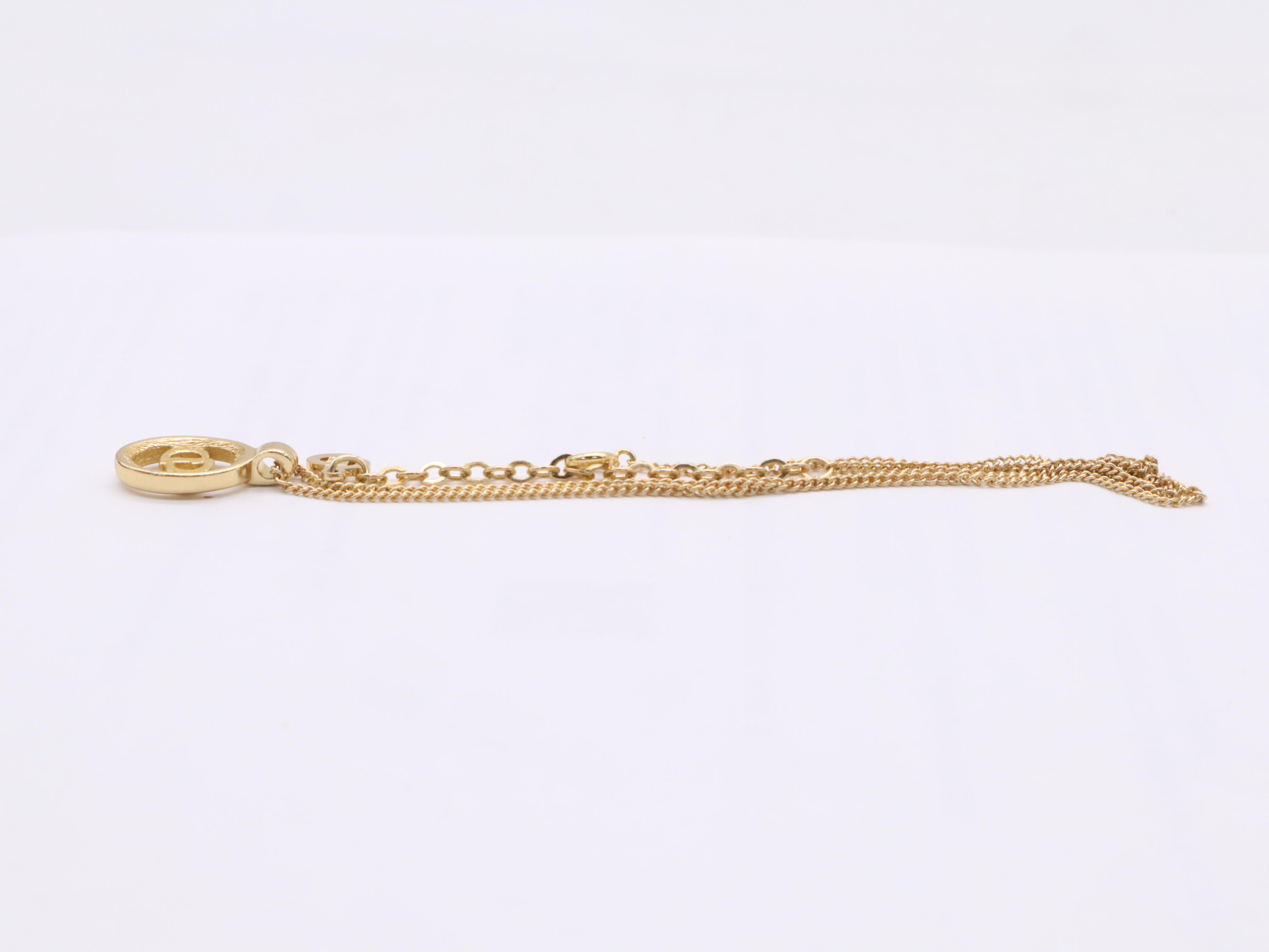 GP CD Logo Oval Top Necklace (with box) — view 5