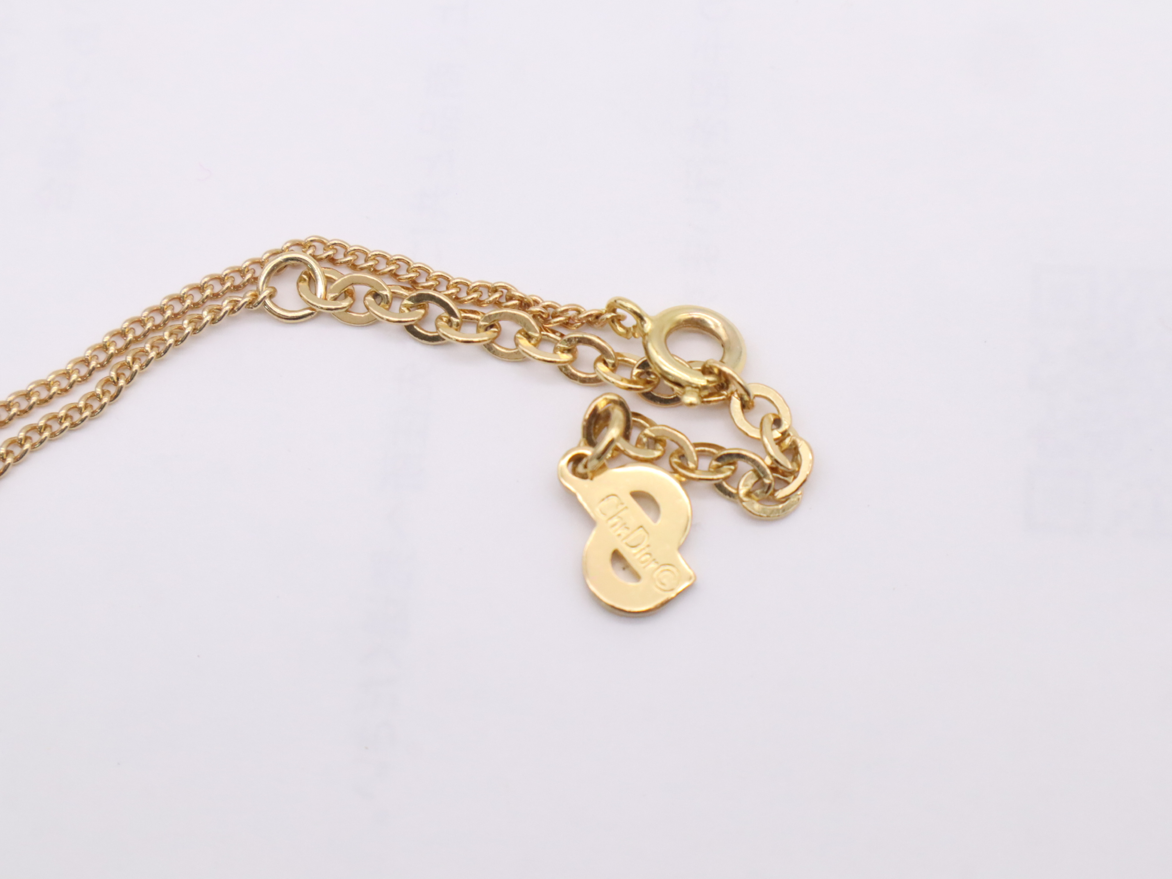 GP CD Logo Oval Top Necklace (with box) — view 7